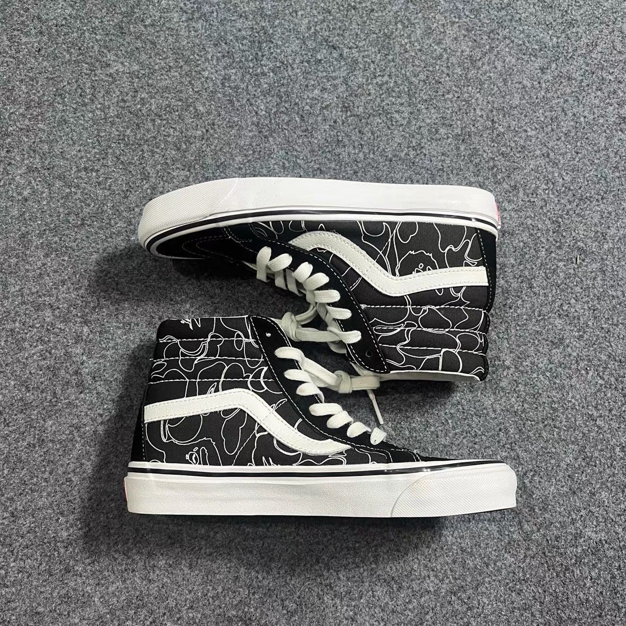 Vans Vans Bape Co-branded SK8 Sneakers K28 Size US 9 / IT 39 - 3 Thumbnail