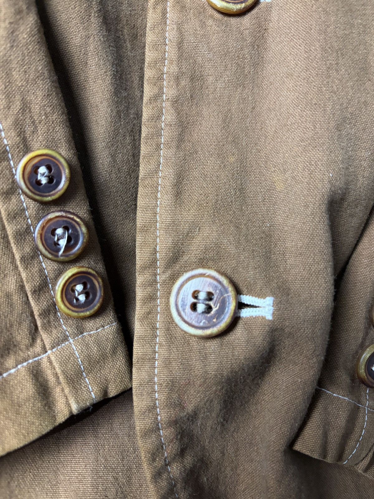 Comme des Garcons Homme CDGH 2002 - Brown Suit Jacket Size US S / EU 44-46 / 1 - 5 Thumbnail
