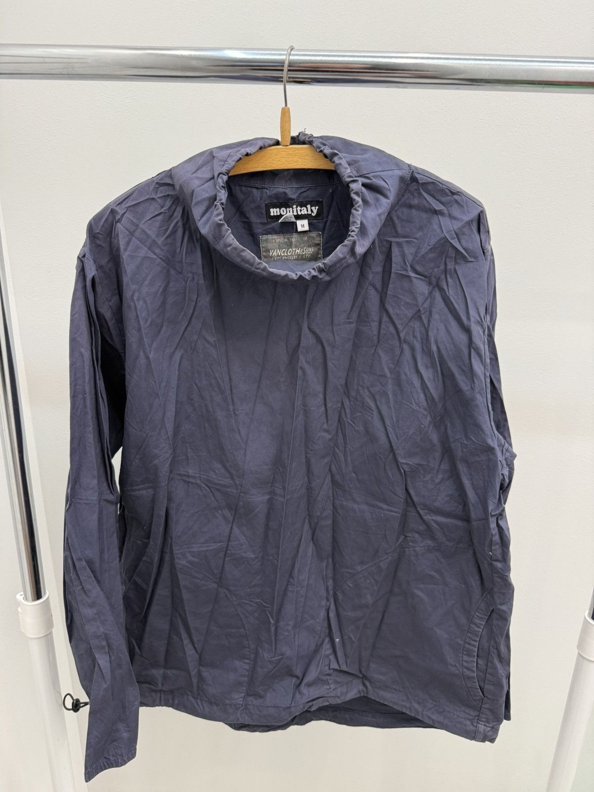 Monitaly Monitaly Mock Neck Pullover Cotton Jacket Size US M / EU 48-50 / 2 - 1 Thumbnail