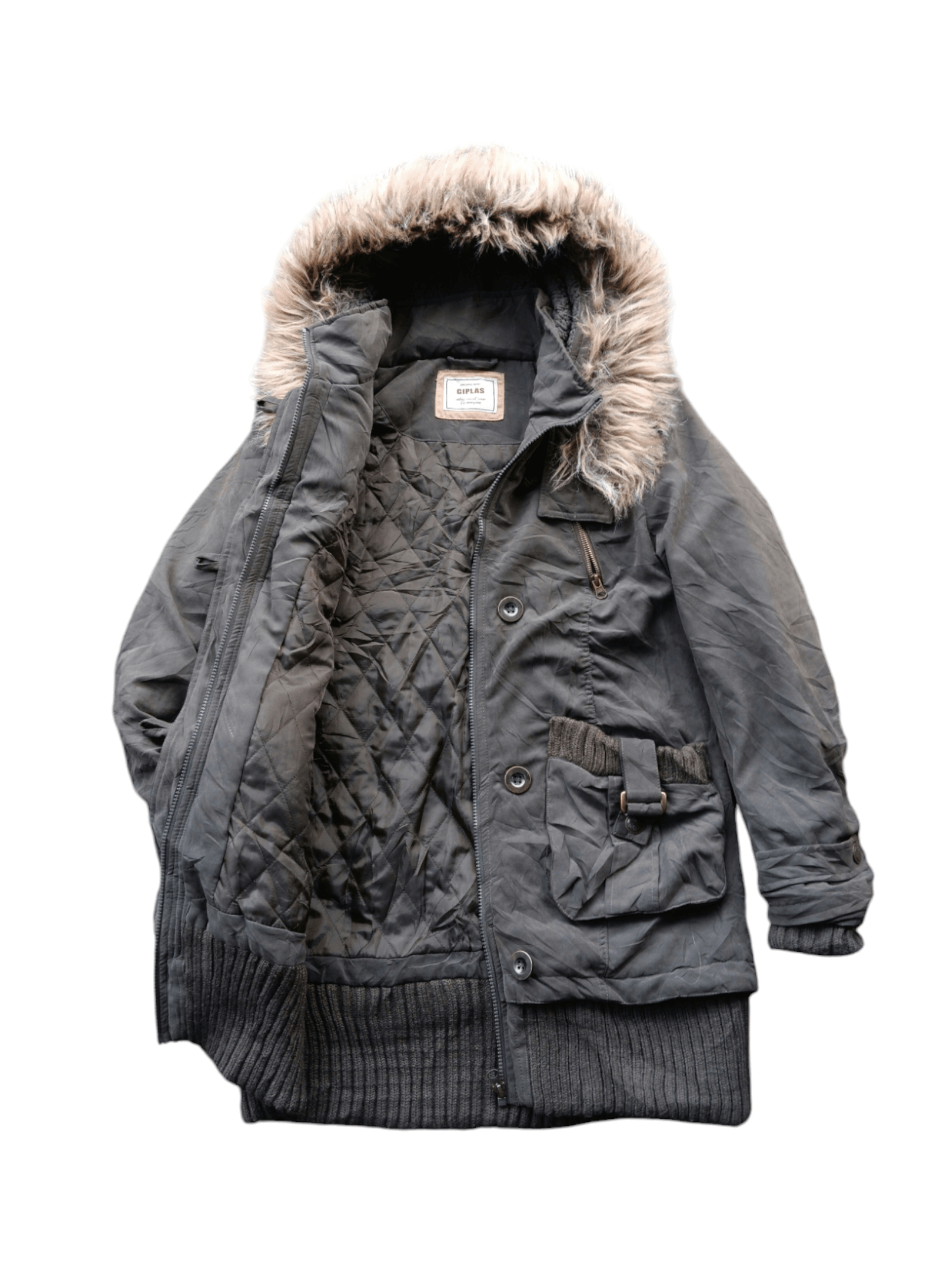 Japanese Brand Japanese giplas fur hoodie lgb style jacket Size US M / EU 48-50 / 2 - 6 Thumbnail