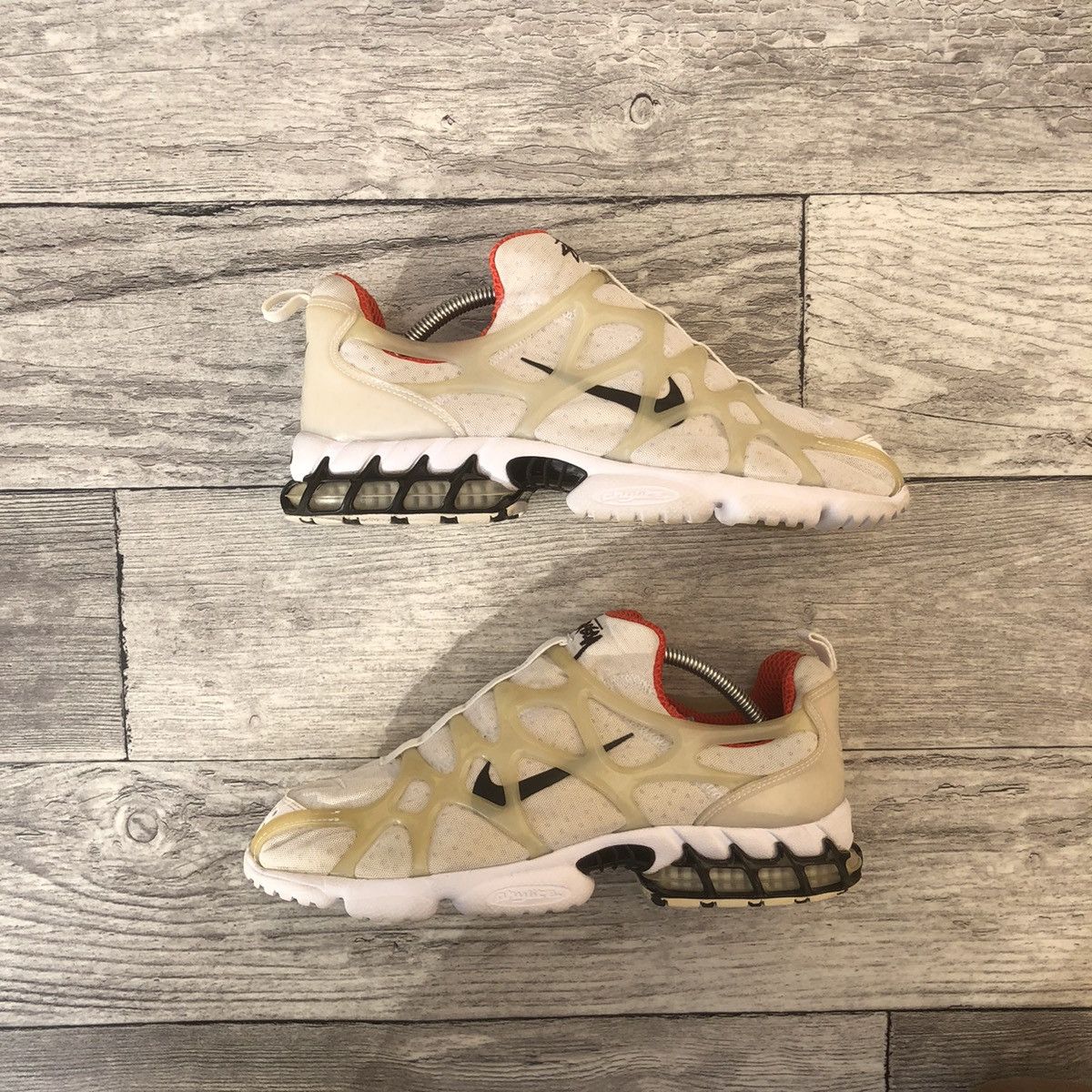 Nike × Stussy Nike X Stussy Air Kukini Spiridon Cage 2 white Size US 11 / EU 44 - 1 Thumbnail