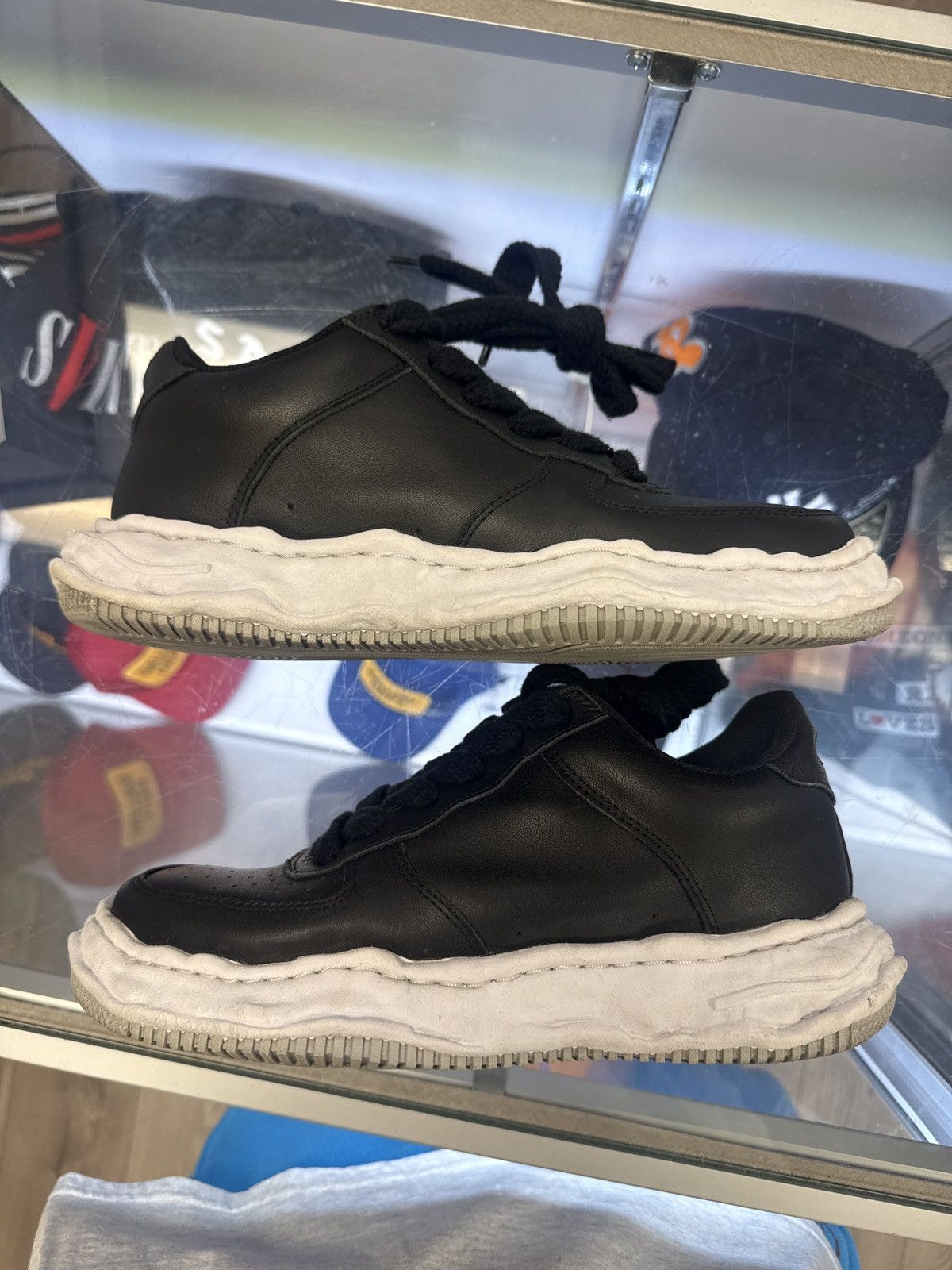 Maison MIHARA YASUHIRO Mmy Wayne low black 41 8 Size US 8 / EU 41 - 7 Thumbnail