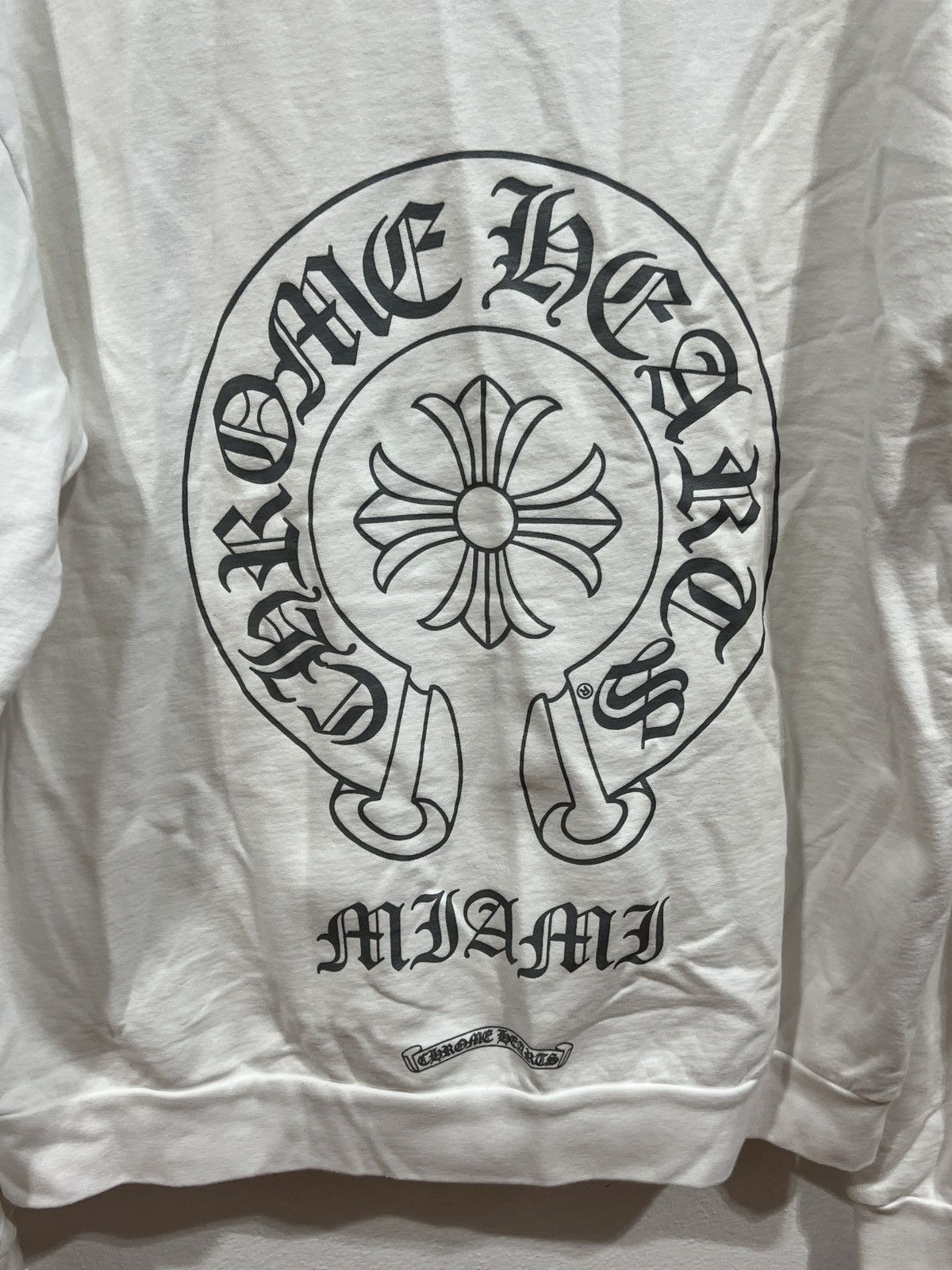 Chrome Hearts Chrome Hearts Miami Exclusive White Hoodie Size US M / EU 48-50 / 2 - 11 Thumbnail