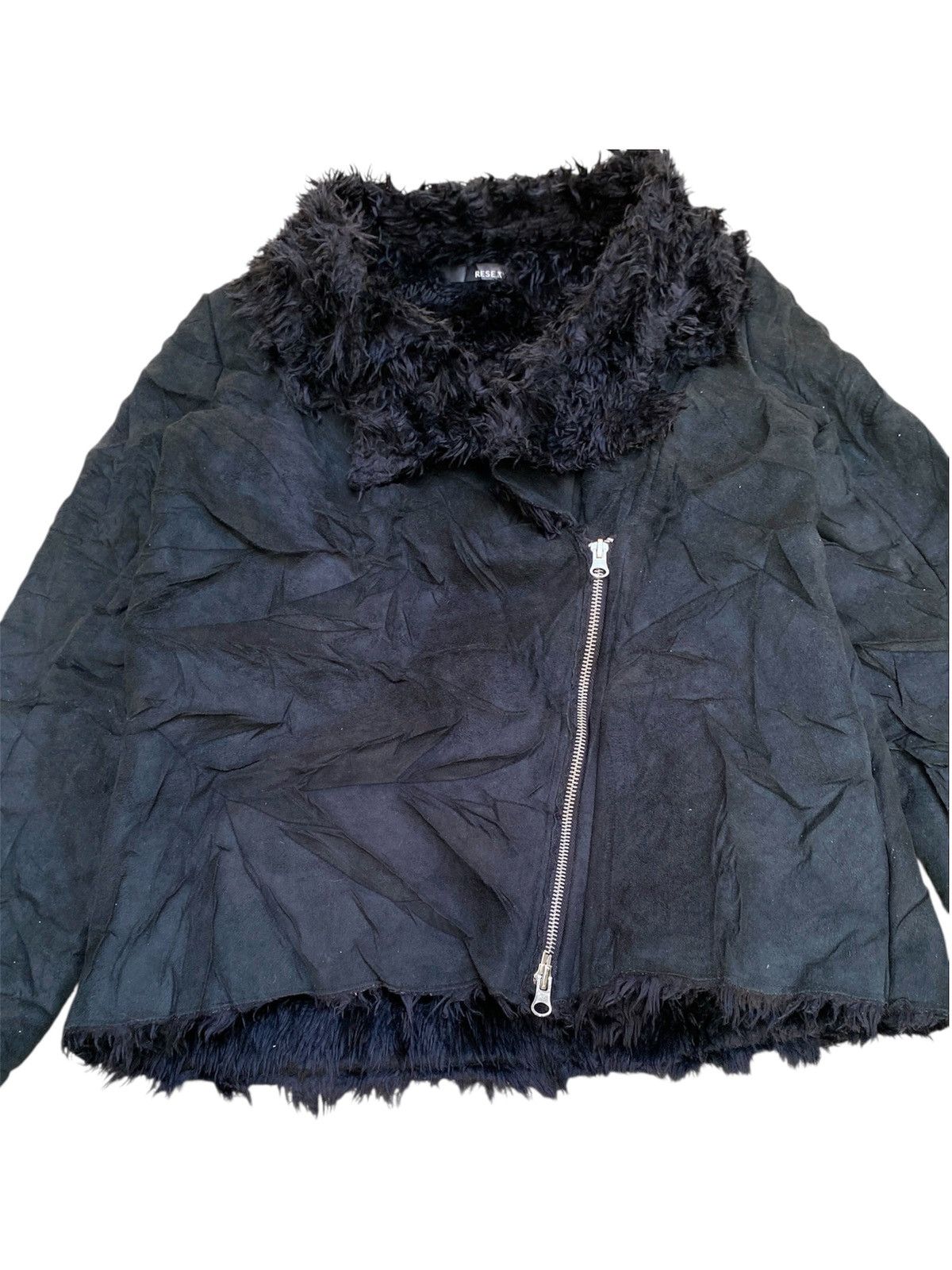 KMRii Resexy Suede Fur Asymmetrical Jacket Vkei Lgb kmrii style Size US S / EU 44-46 / 1 - 3 Thumbnail