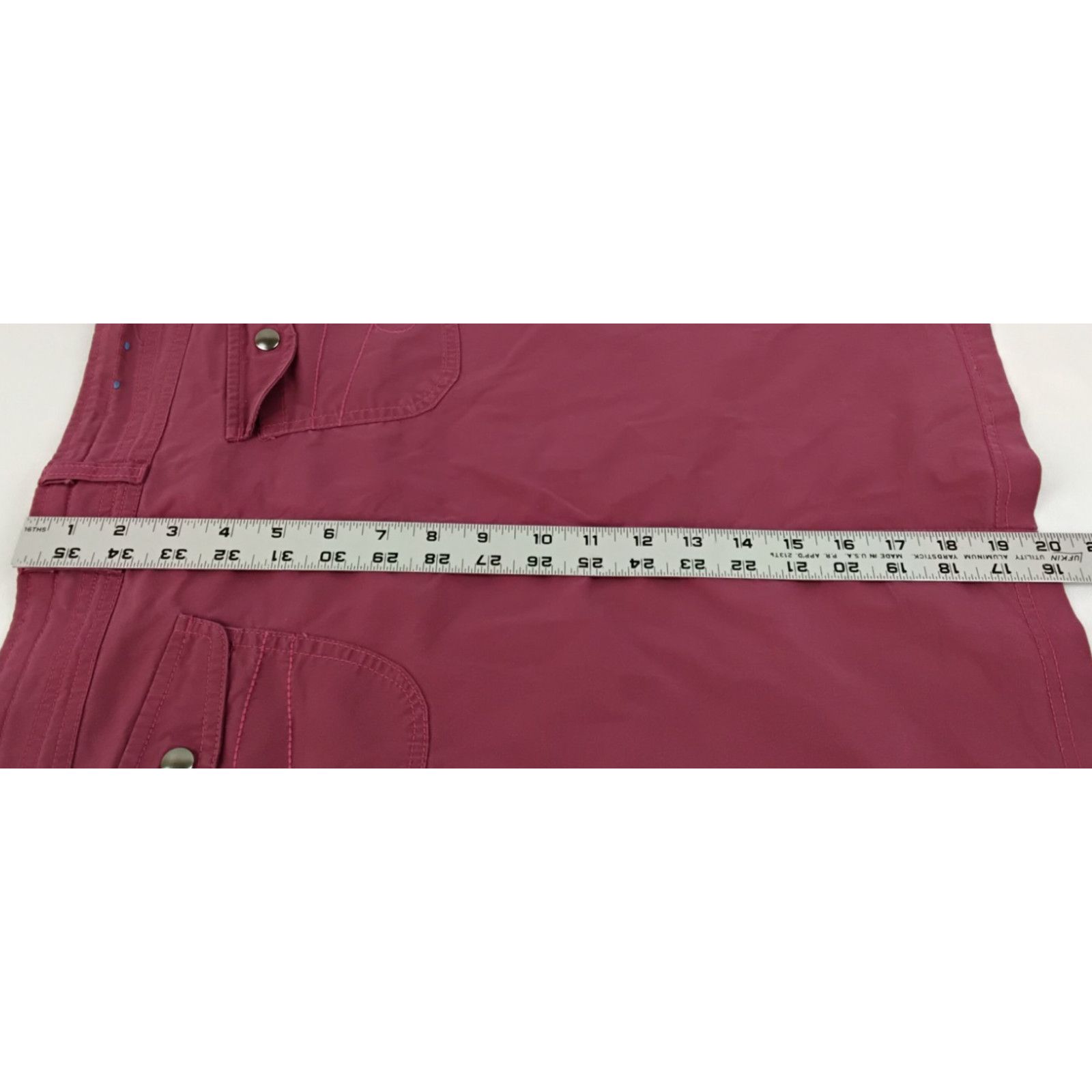 Kuhl Kuhl Denim Skirt Women's 14 Pink Whip Stitch Pockets Size 36" / US 14 / IT 50 - 11 Thumbnail