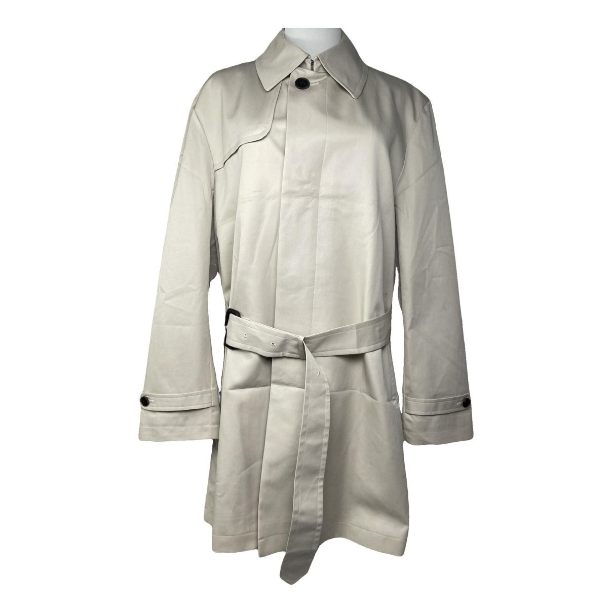 Kansai Yamamoto Beige Polyester Coat Size M / US 6-8 / IT 42-44 - 1 Thumbnail