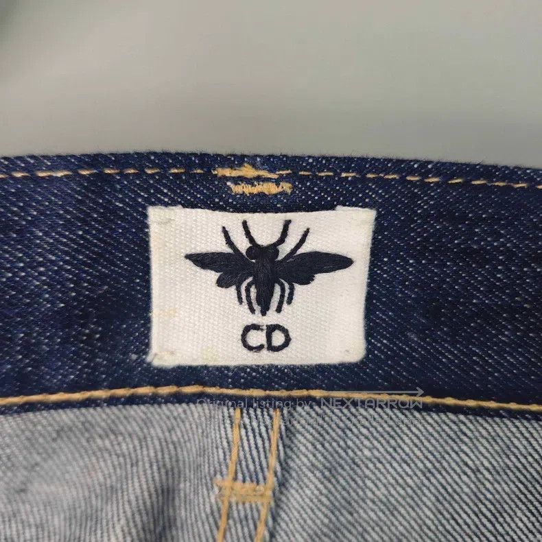 Dior Dior Dark blue rim full logo trouser leg jeans Size 42" / US 20 - 5 Thumbnail