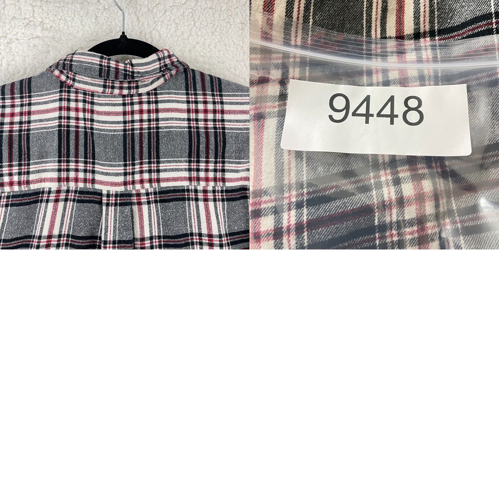 Vintage Woolrich Black Plaid Button-Up Flannel Mens Large Long Sleeve Casual Shirt Size US L / EU 52-54 / 3 - 9 Thumbnail