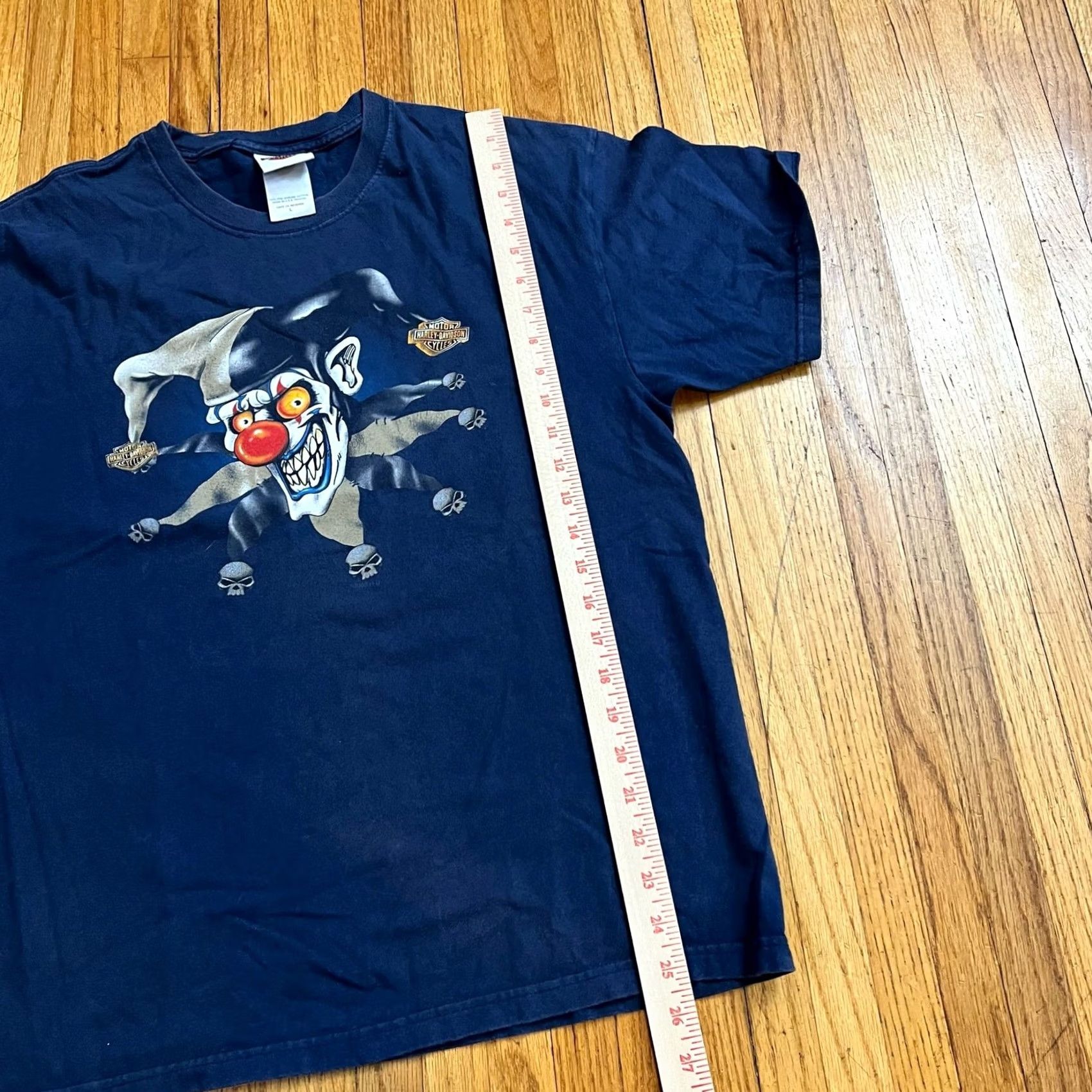 Harley Davidson Harley-Davidson Shirt Mens Large Blue USA Made St. Croix Wisconsin Jester L Tshirt Size US L / EU 52-54 / 3 - 7 Thumbnail