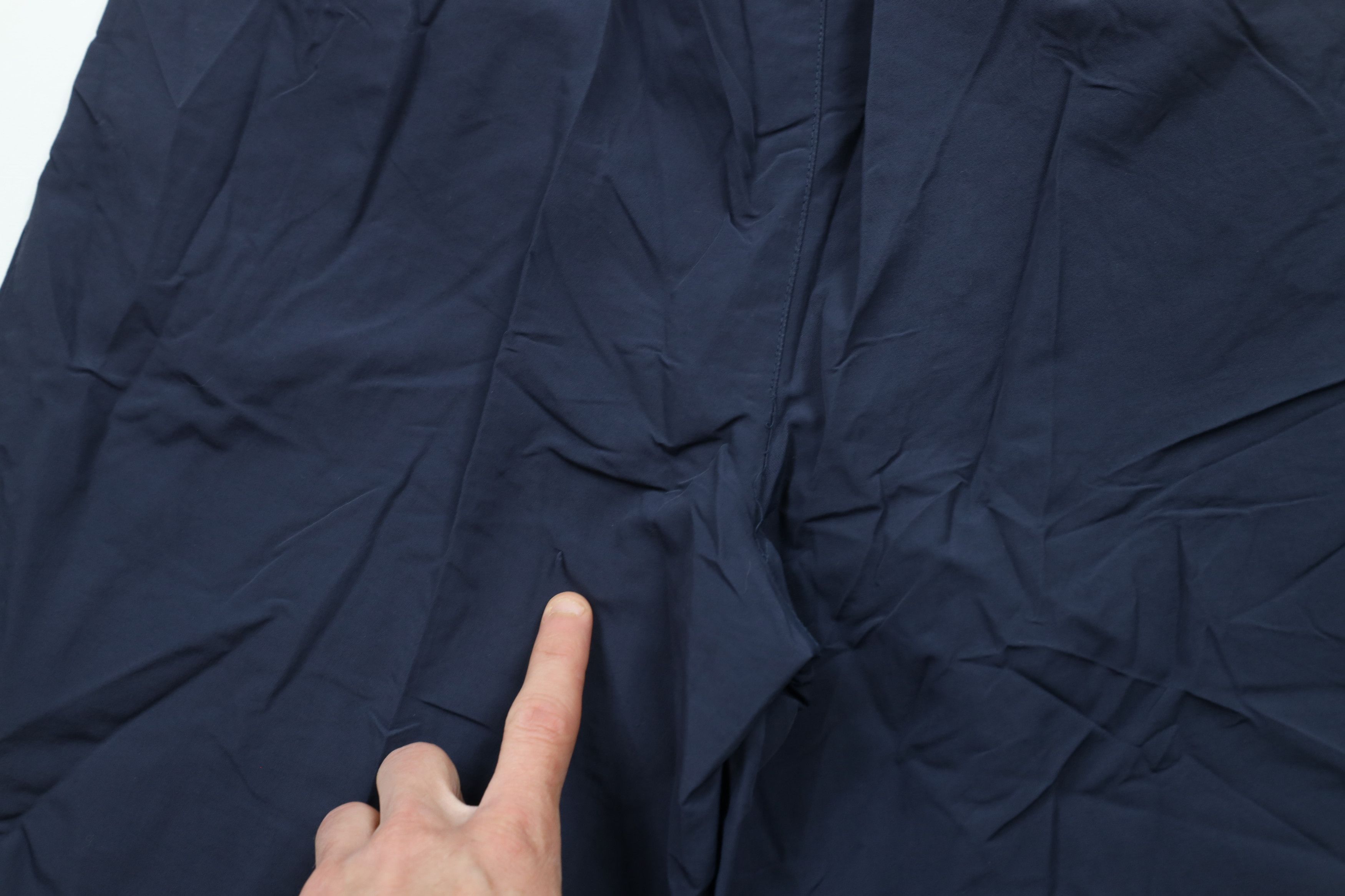 Lands' End × Vintage Vintage 90s Lands End Longer Fit Nylon Shorts Baggies Blue Size 27" / US 4 / IT 40 - 11 Thumbnail