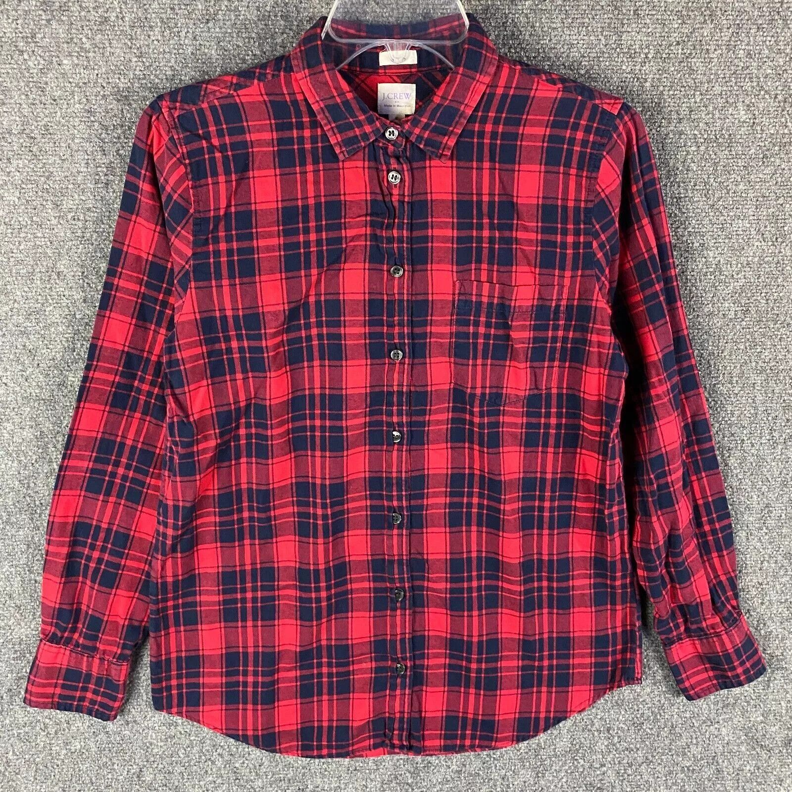 J.Crew J Crew Button Up Top Women's Small Boy Fit Long Sleeve S Size S / US 4 / IT 40 - 1 Thumbnail