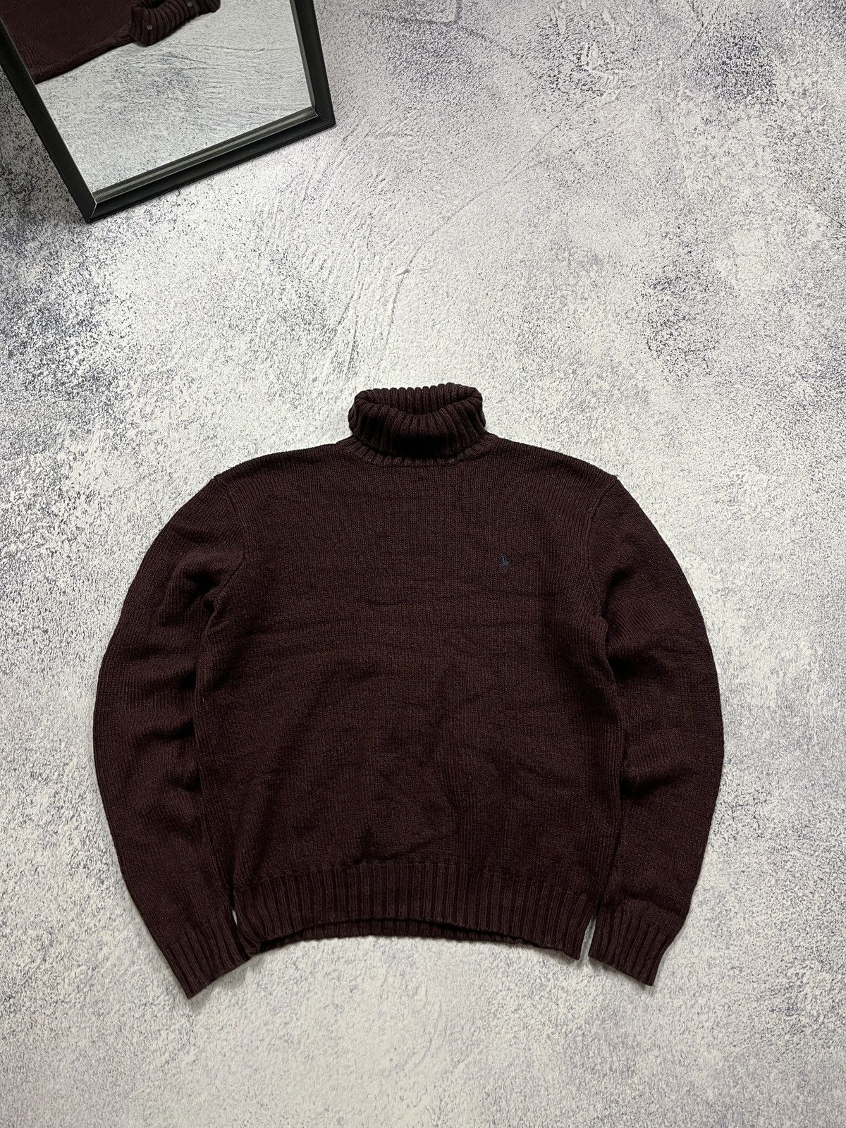 Polo Ralph Lauren Vintage Polo Ralph Lauren Cotton Turtle Neck Sweater Size US S / EU 44-46 / 1 - 1 Thumbnail