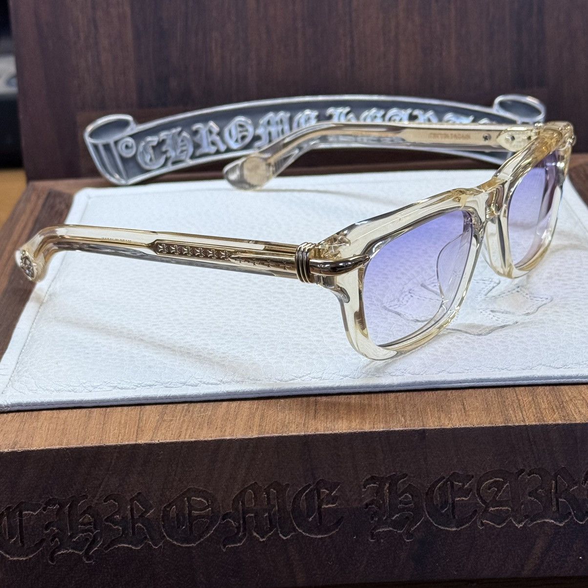 Chrome Hearts Chrome Hearts TRYPOLEAGAIN 1/1 Sunglasses Size ONE SIZE - 4 Thumbnail