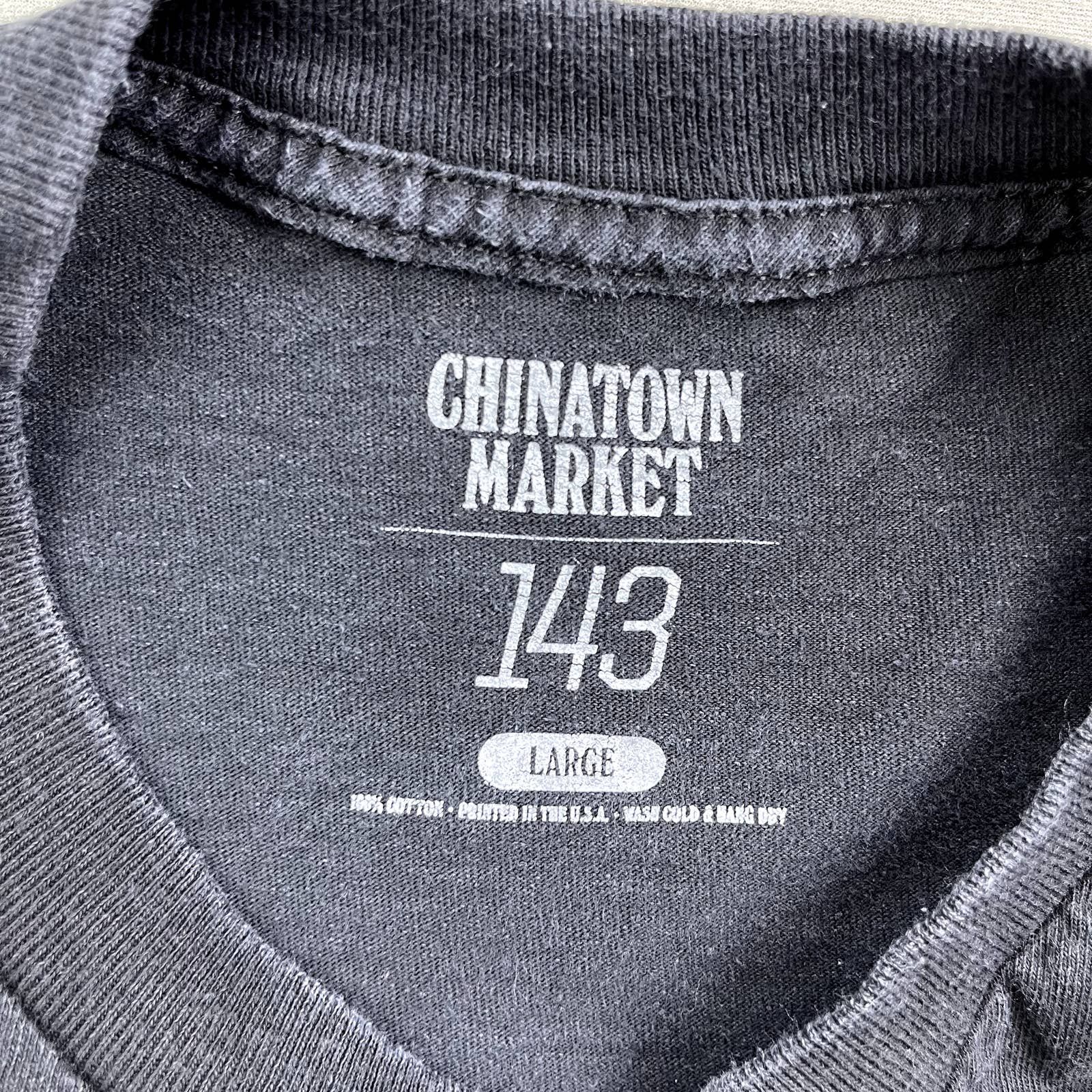 Market Chinatown Market T-Shirt Large Black 143 Artists Hip Hop Size US L / EU 52-54 / 3 - 3 Thumbnail