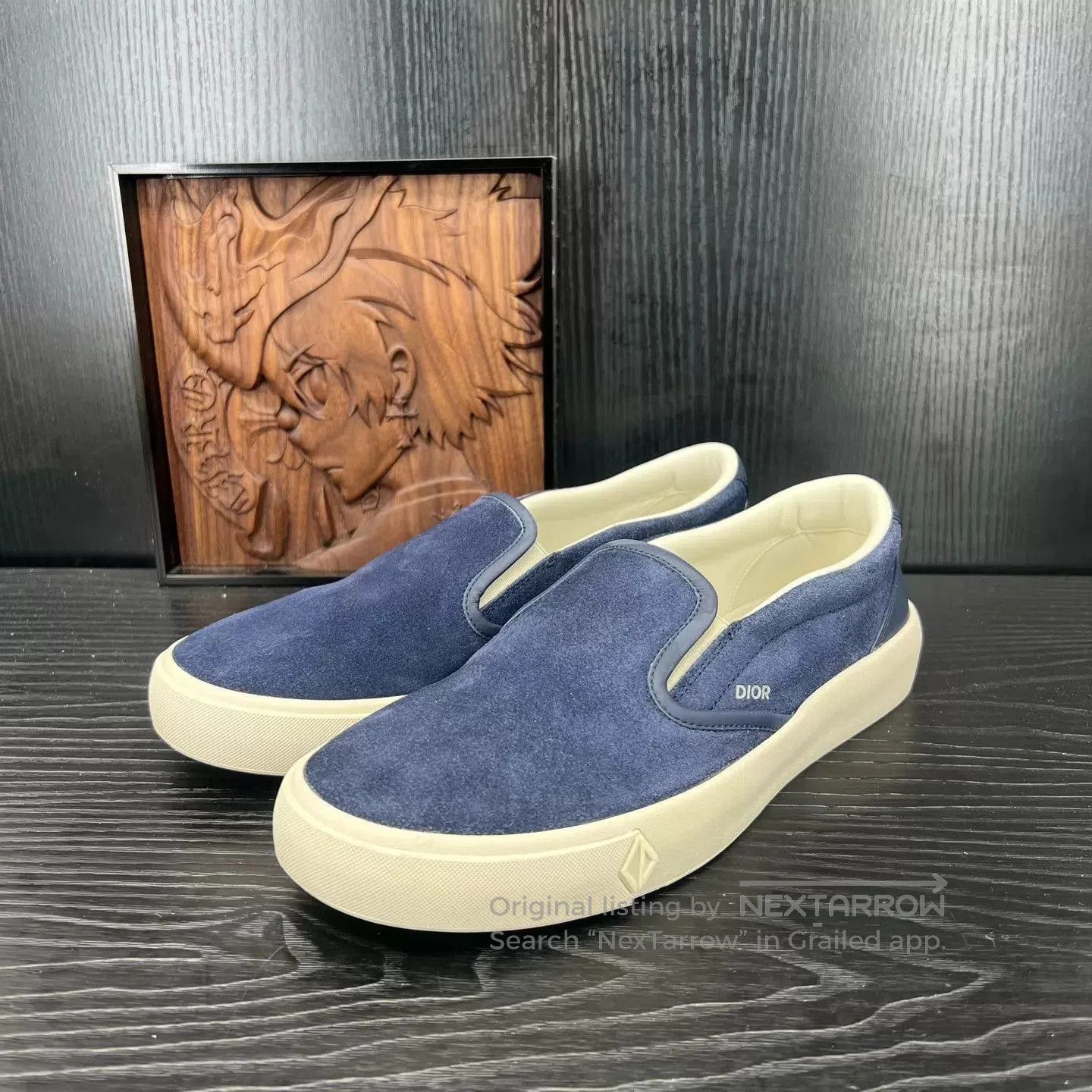 Dior Blue Slip-On Casual Shoes Size 9. Size US 9 / EU 42 - 1 Thumbnail