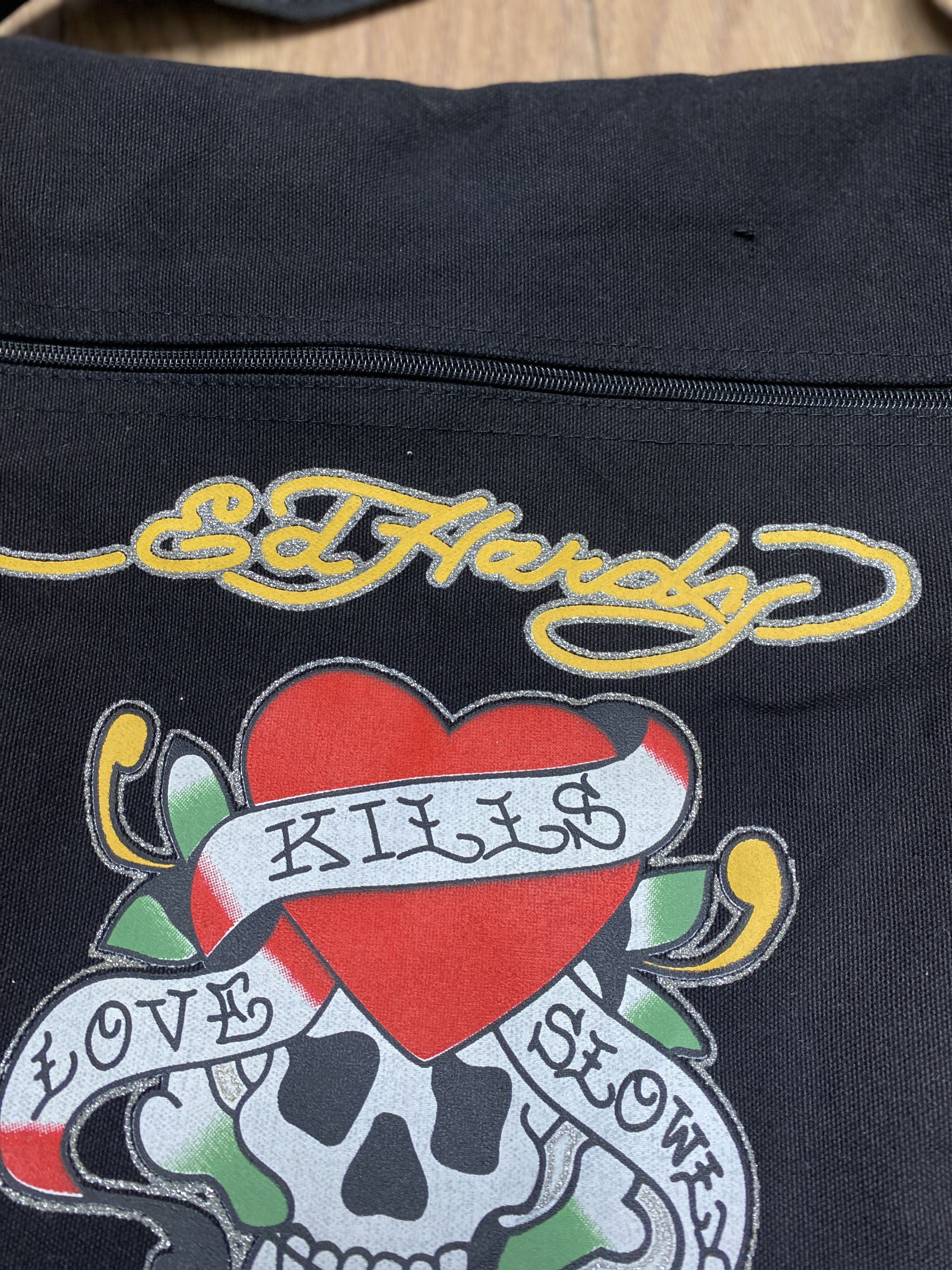 Ed Hardy Ed Hardy shoulder bag printed y2k 00s rap hip hop Size ONE SIZE - 2 Thumbnail