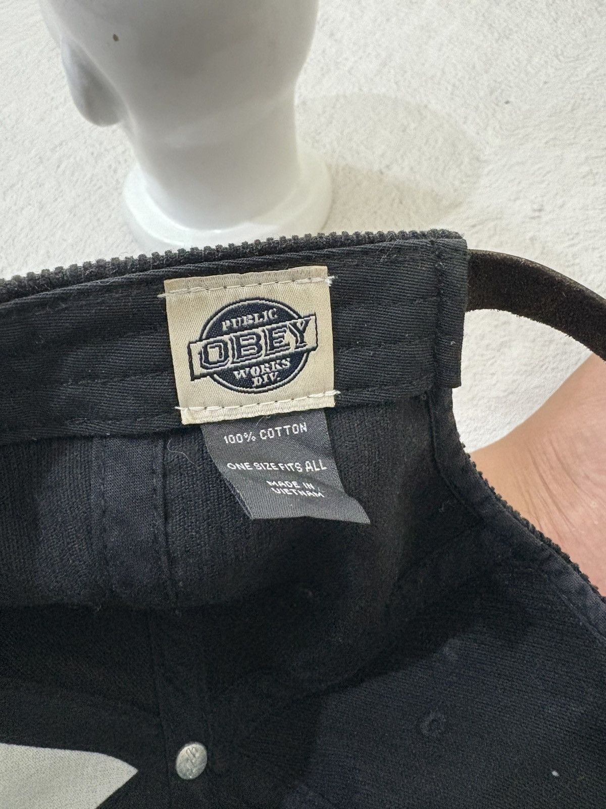 Obey Obey corduroy hat made in USA Size ONE SIZE - 5 Thumbnail