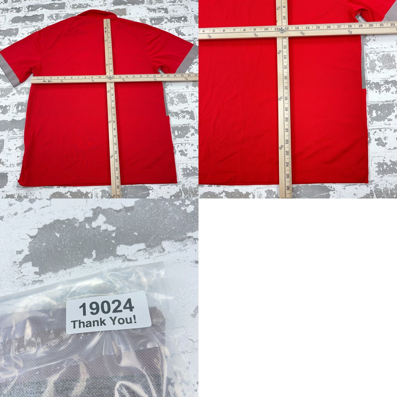 Nike Nike Polo Shirt Men Small Red Gray Dri Fit Performance Golf Colorblock Adult S Red Nike Dri-Fit Size US S / EU 44-46 / 1 - 8 Thumbnail