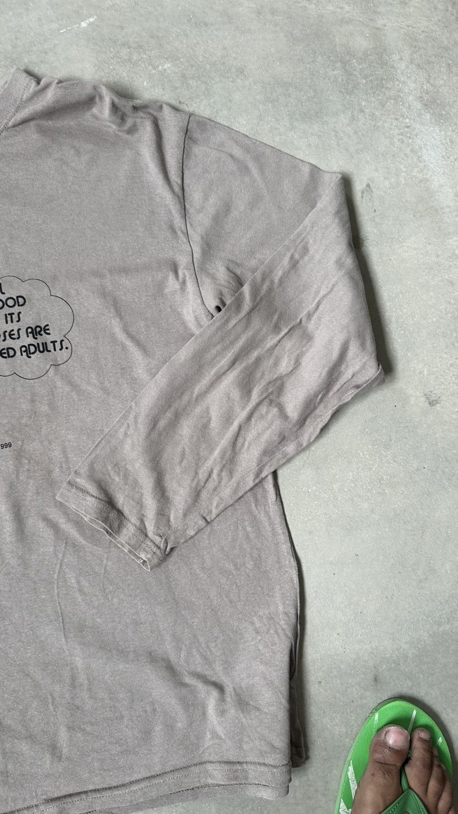 Vintage VINTAGE OGURANGER YELLOW TEE Size US L / EU 52-54 / 3 - 2 Thumbnail