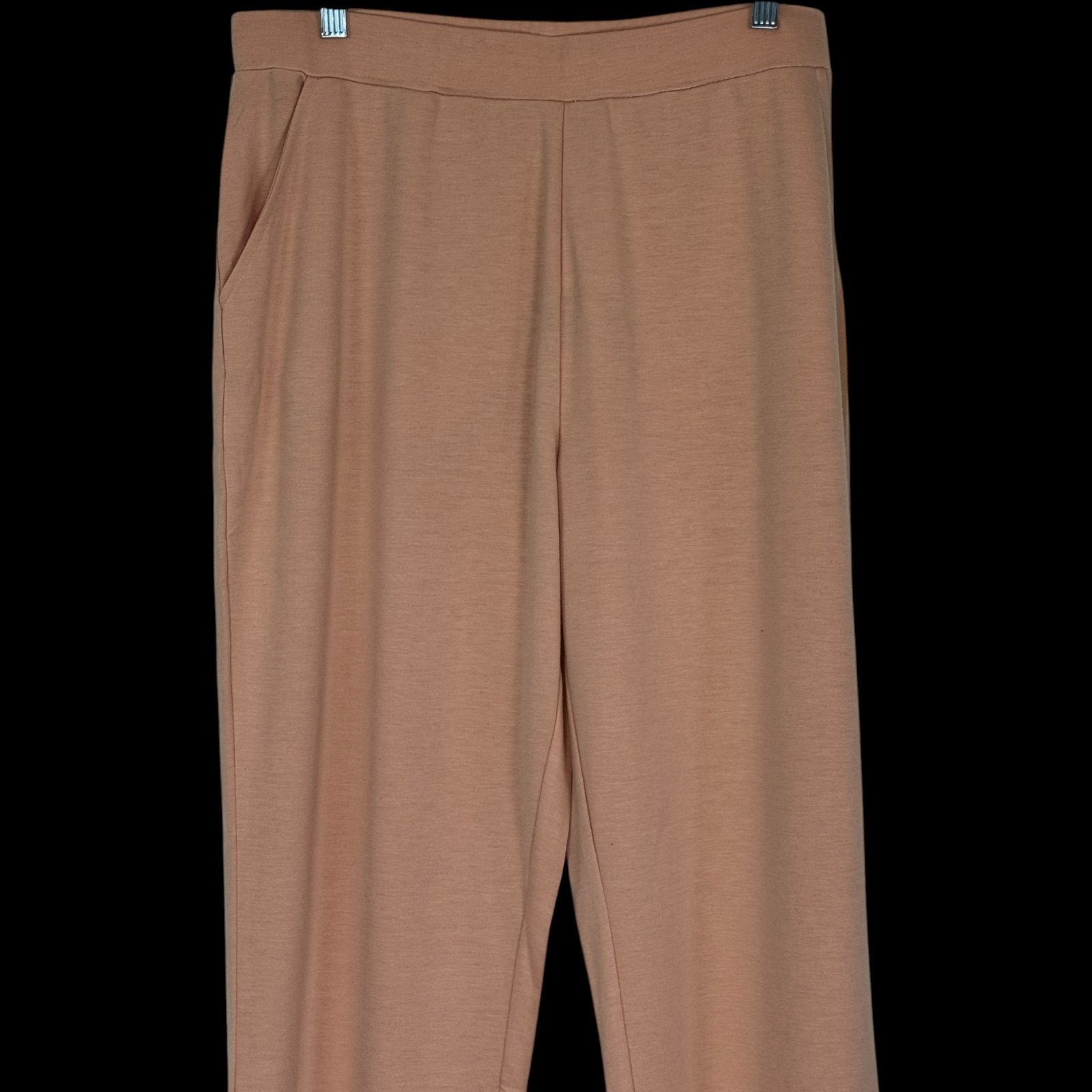 Other Eaze Wear by Antthony Pull On Pants XL Peach Stretch KnitNWT Size 31" - 6 Thumbnail