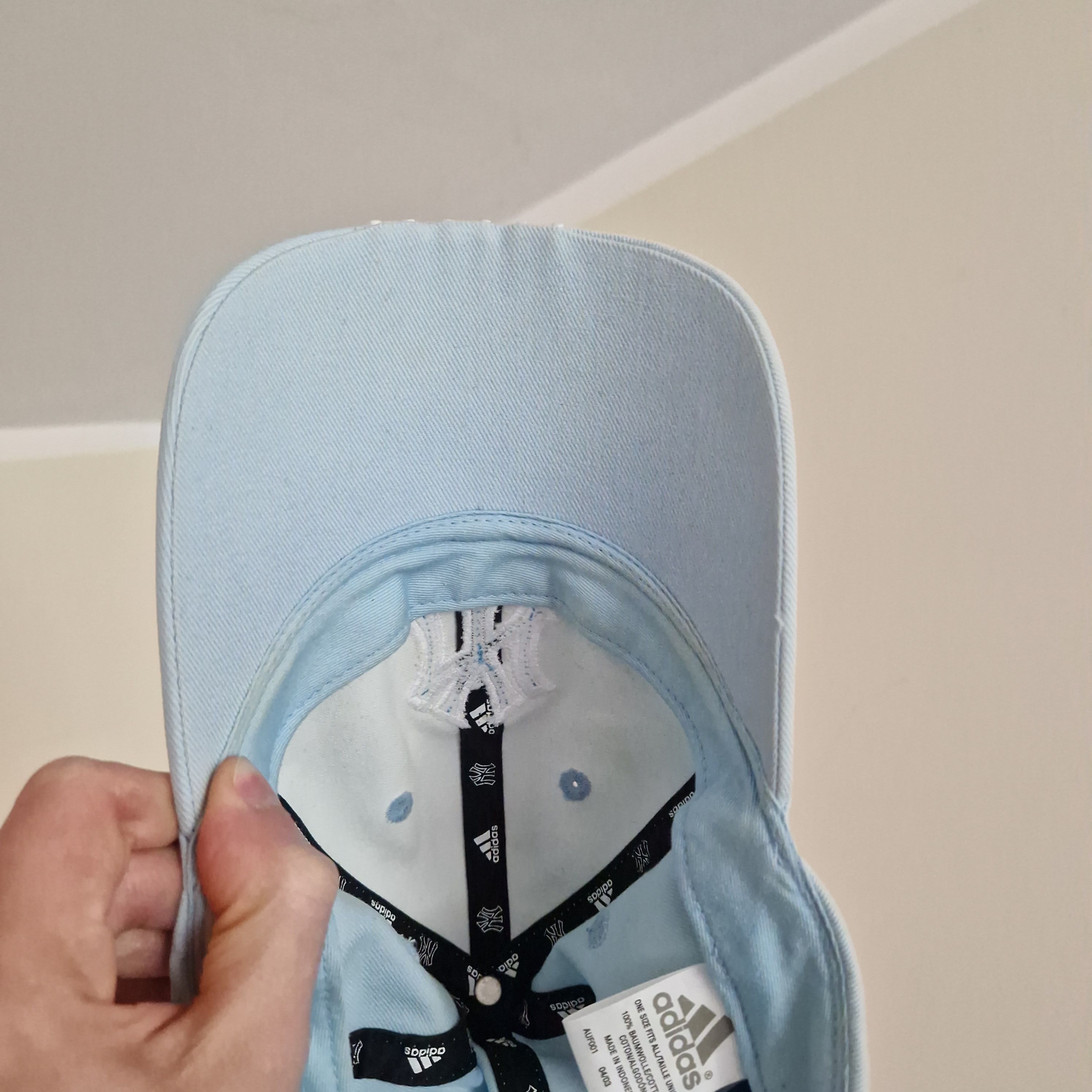 New Era × New York Yankees Pastel Blue Yankees Cap by Adidas Size ONE SIZE - 6 Thumbnail