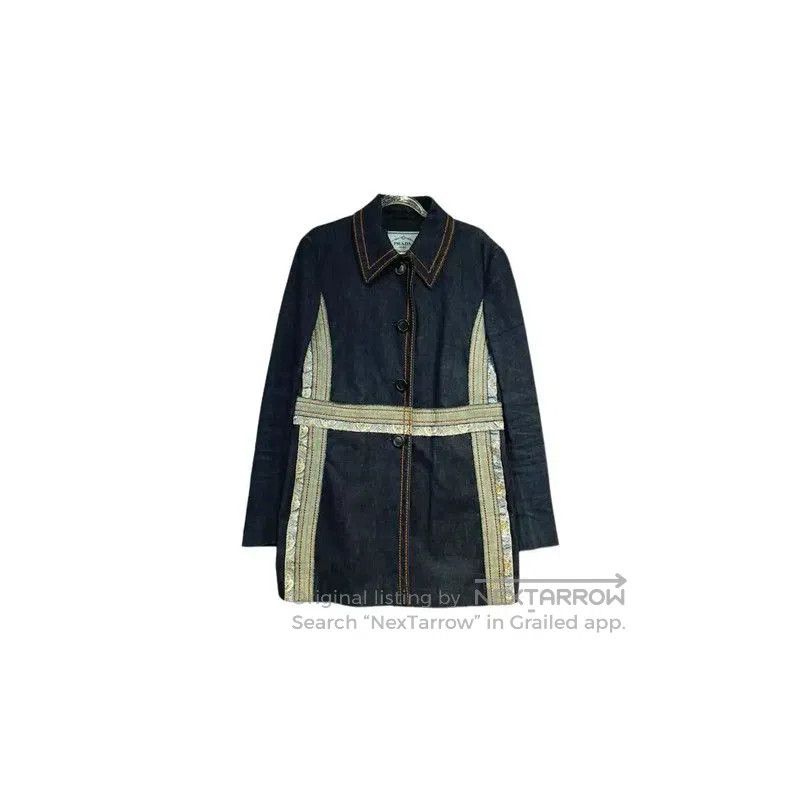 Prada Summer Colorblock Cotton Jacket.