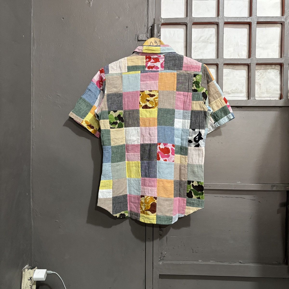 Bape OG Bape PatchWork Button Up Shirt Size US S / EU 44-46 / 1 - 11 Thumbnail