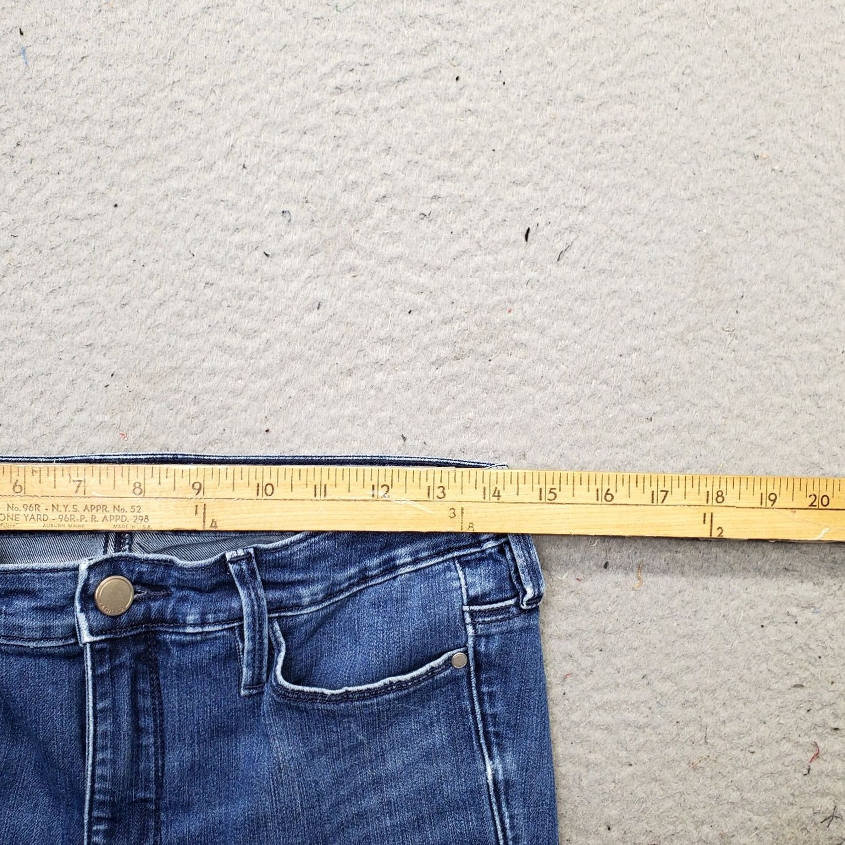 Athleta Athleta Womens 4 Blue Denim Skinny Jeans Stretch 5-Pocket Casual Regular Inseam 29" Size 27" / US 4 / IT 40 - 6 Thumbnail