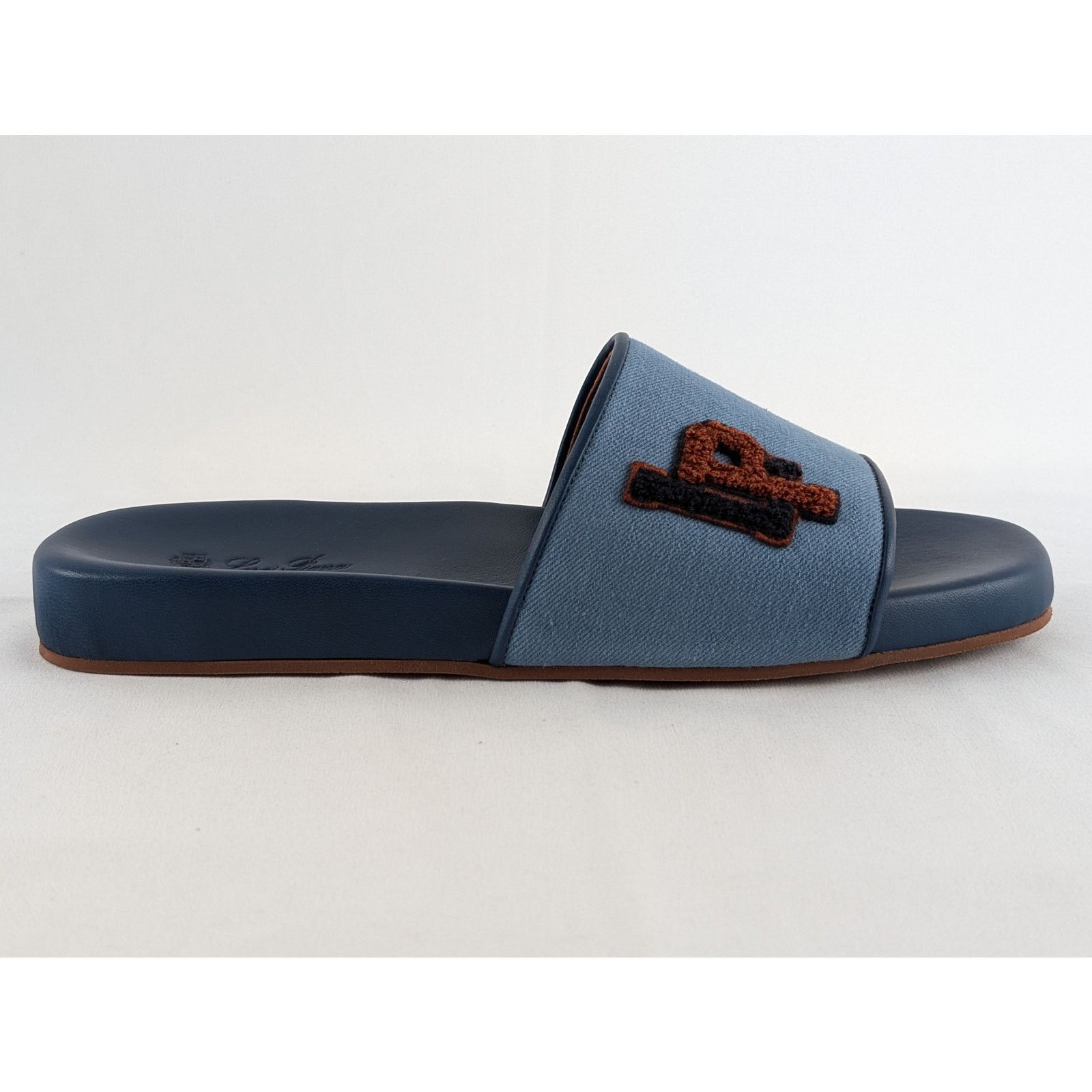 Loro Piana o1rshd1 Sea-Slide LP College Walk New York Dy in Blue Size US 10 / EU 43 - 5 Thumbnail