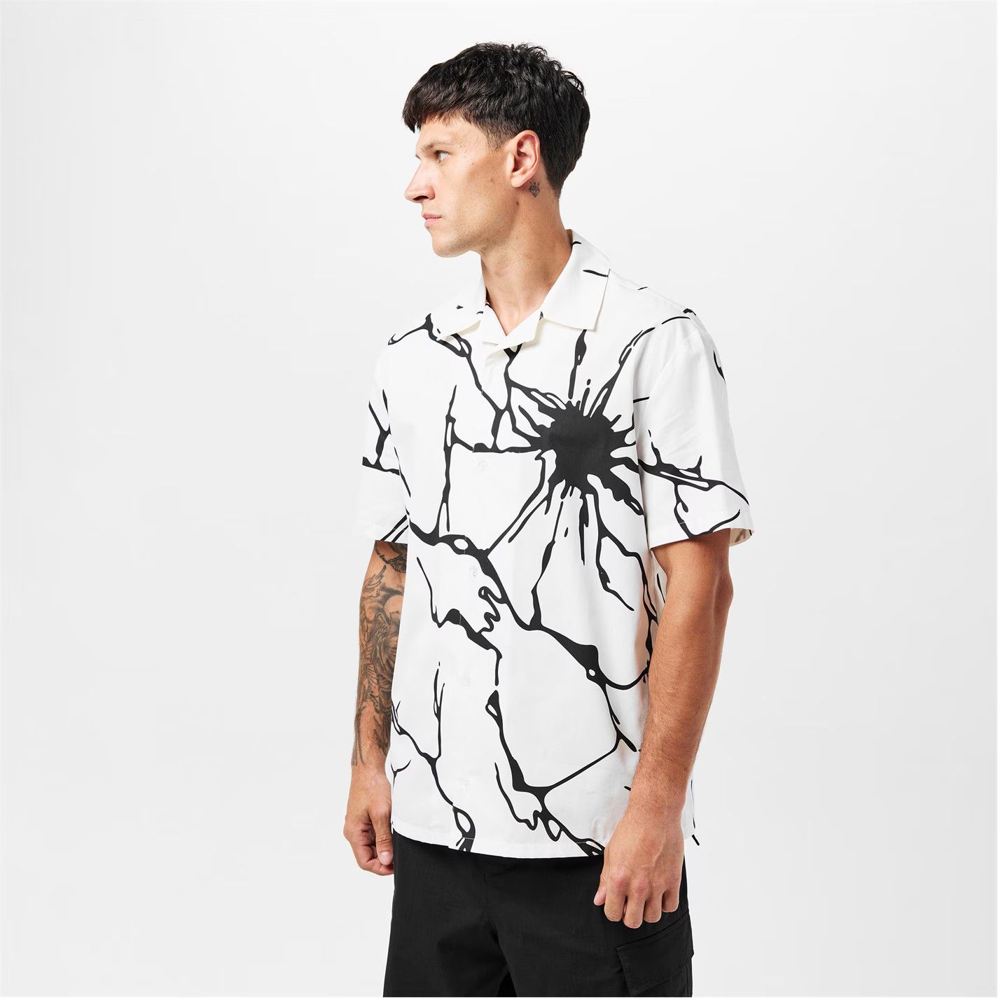 Off-White o1g2r1mq0326 Long Sleeve Shirt in Black/White Size US XS / EU 42 / 0 - 4 Thumbnail
