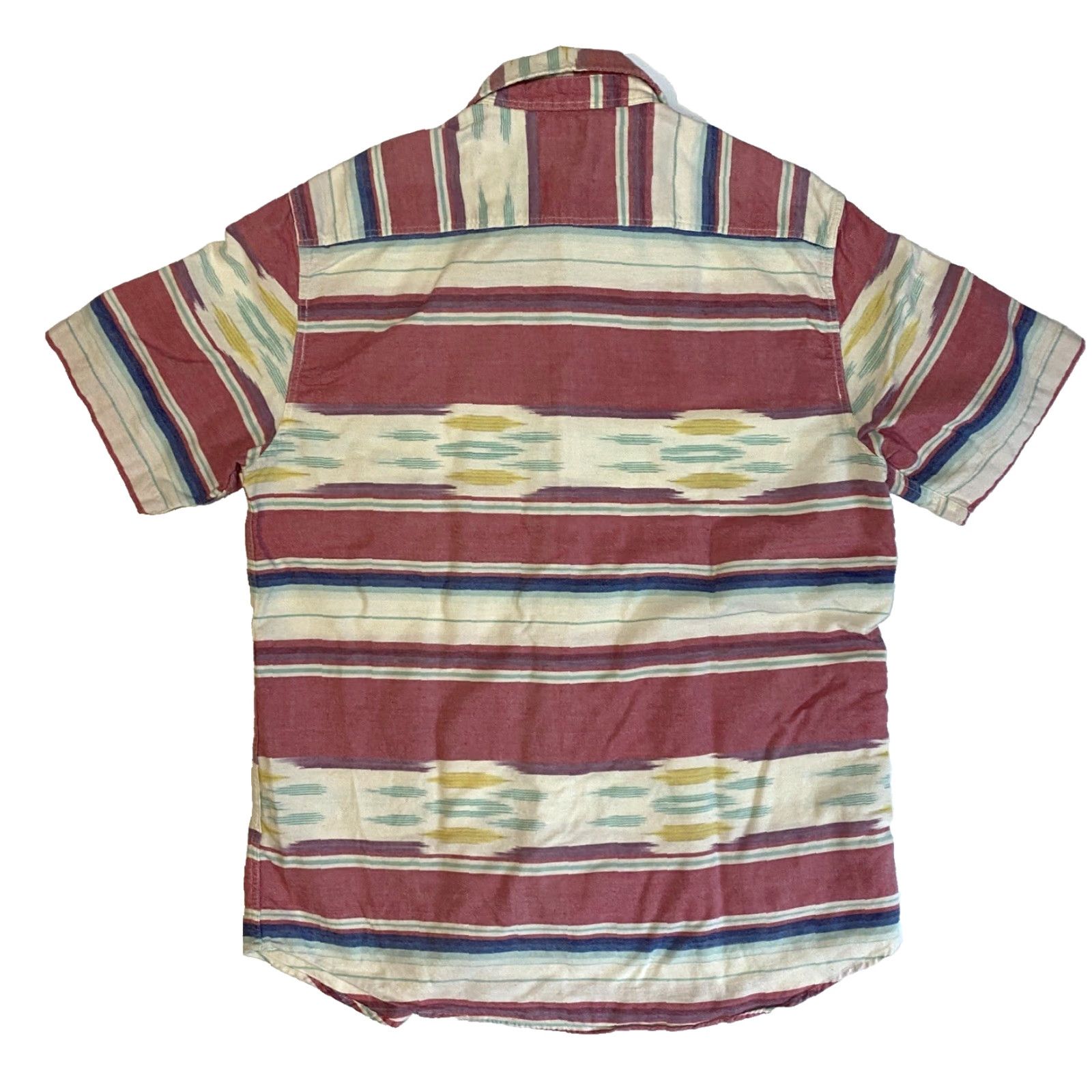 Faherty Men's Faherty Short Sleeve Coast Shirt in Native Ikat Sz M Size US M / EU 48-50 / 2 - 3 Thumbnail