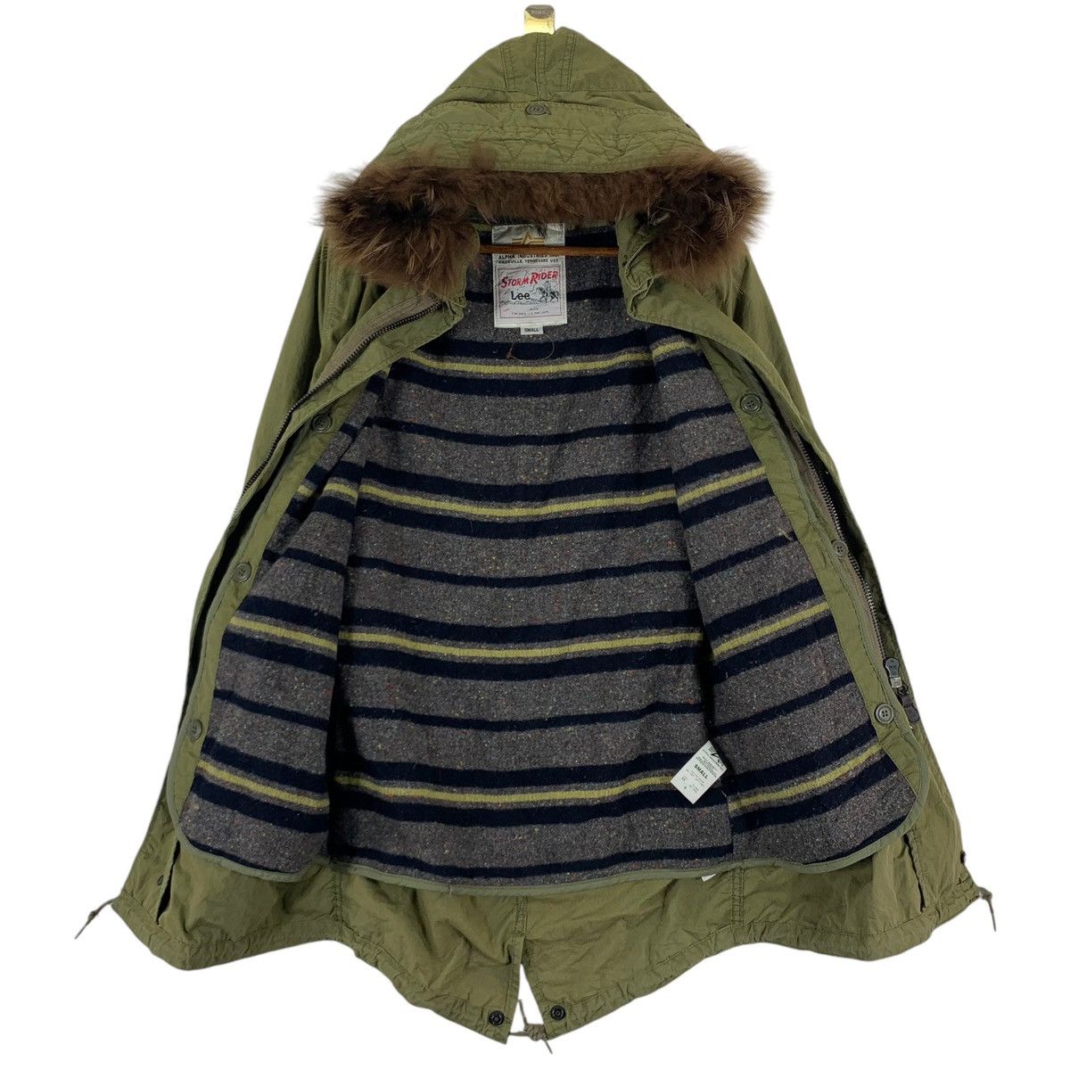 Alpha Industries × Lee VINTAGE ALPHA INDUSTRIES LEE STORM RIDERS PARKA JACKET Size S / US 4 / IT 40 - 5 Thumbnail