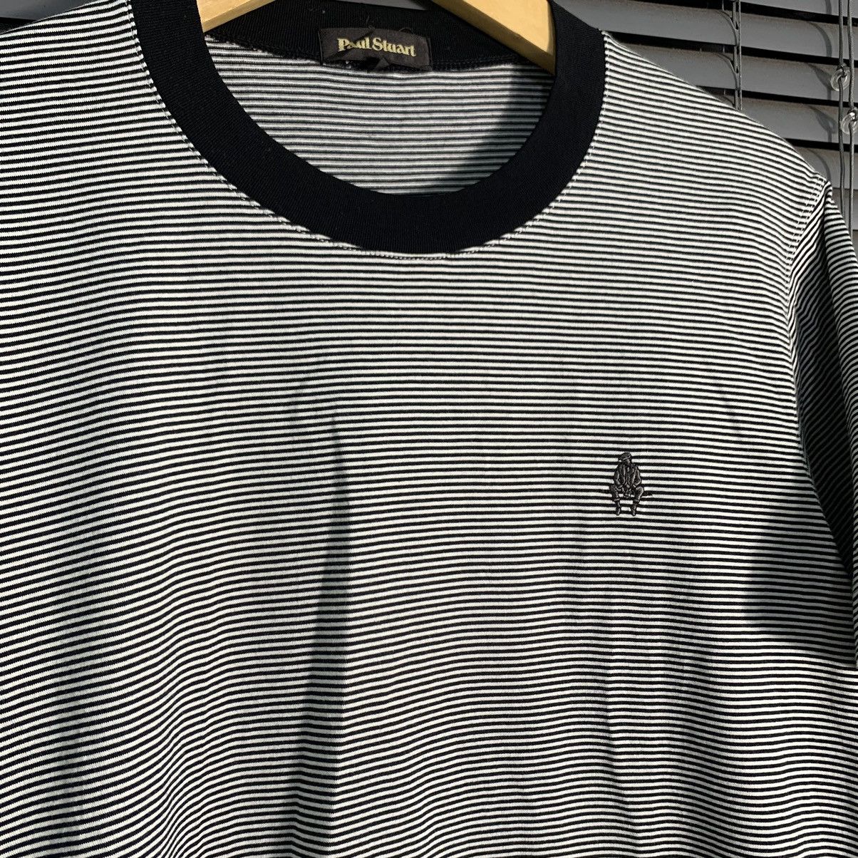 Japanese Brand Paul Stuart Stripe Tee Size US M / EU 48-50 / 2 - 2 Thumbnail