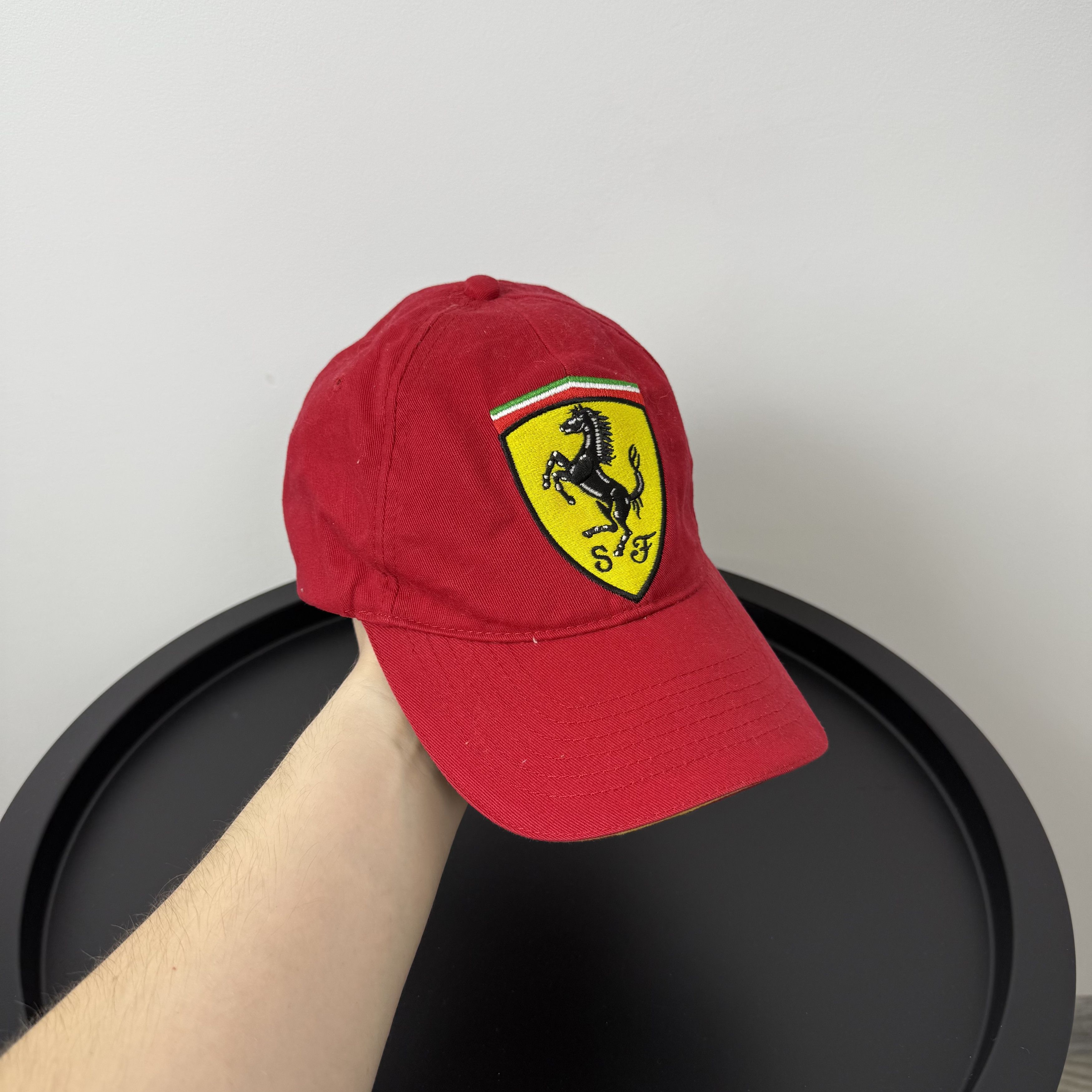 Ferrari Vintage Scuderia Ferrari 90s F1 Racing Red Baseball Cap Hat Size ONE SIZE - 2 Thumbnail