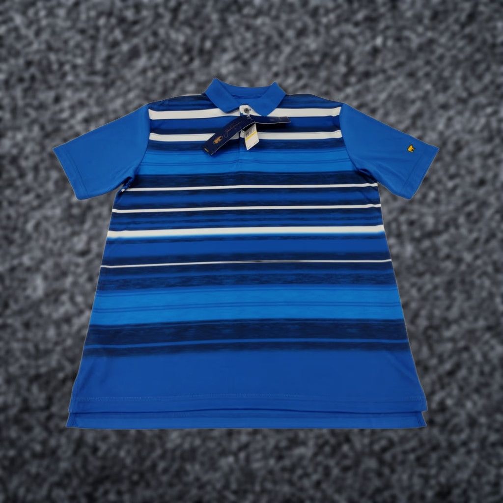 Vintage NWT Jack Nicklaus Golf Polo Shirt S/S Size Medium Olympian Blue #496 Mens Regular Polo Sports Golf Shirt blue Size US M / EU 48-50 / 2 - 1 Thumbnail