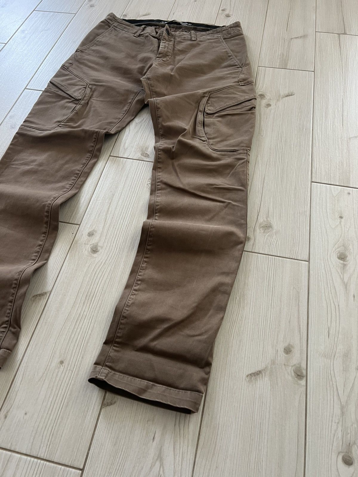 Stone Island Stone Island Multi Pocket Tech Cargo Pants Brown 33 Size Size US 33 - 4 Thumbnail
