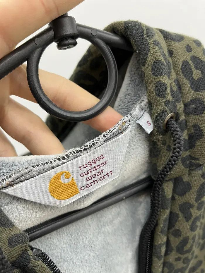 Carhartt Carhartt Leopard Zip Fleece Hoodie Size US S / EU 44-46 / 1 - 3 Thumbnail