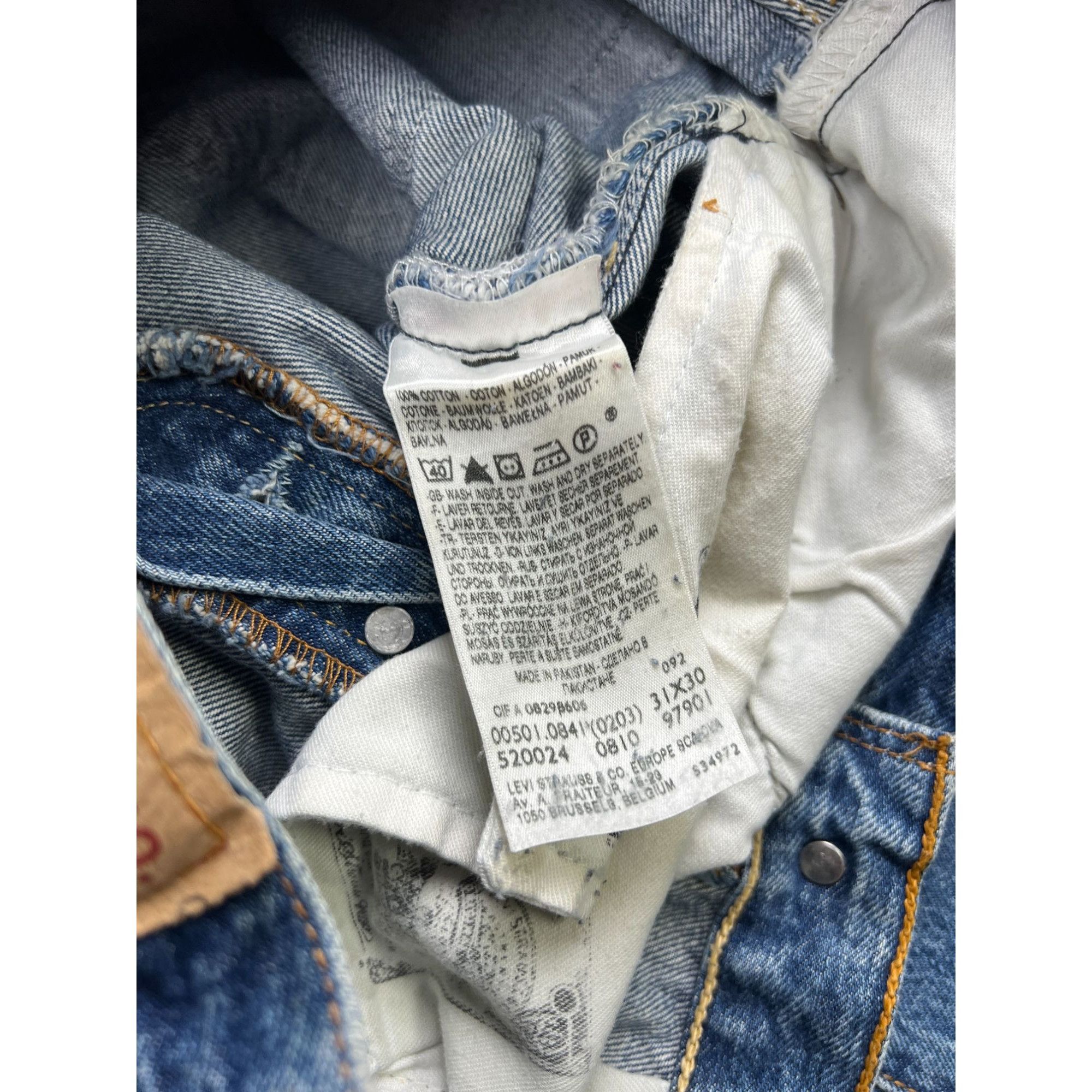 Levi's Levi’s 501 Denim Jeans Pants (Y0923) Size US 31 - 9 Thumbnail