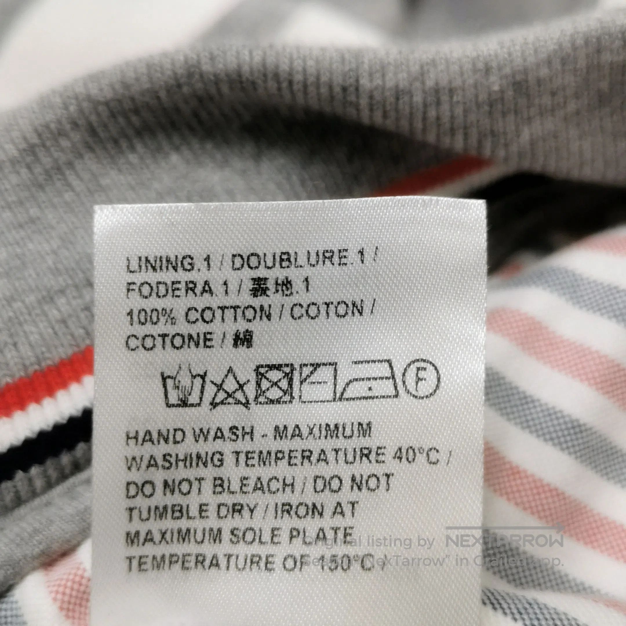 Thom Browne Thom Browne XS Cotton Color Block Sweatpants. Size US 26 / EU 42 - 8 Thumbnail