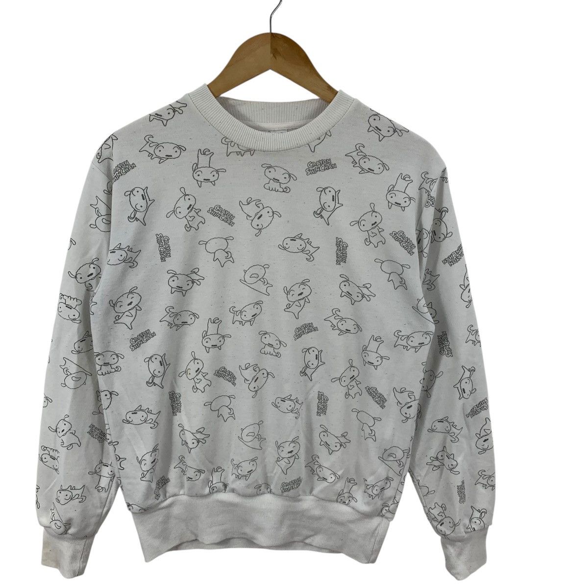 Other CRAYON SHIN CHAN Shiro Over Print Anime Manga Sweatshirt Size M / US 6-8 / IT 42-44 - 5 Thumbnail