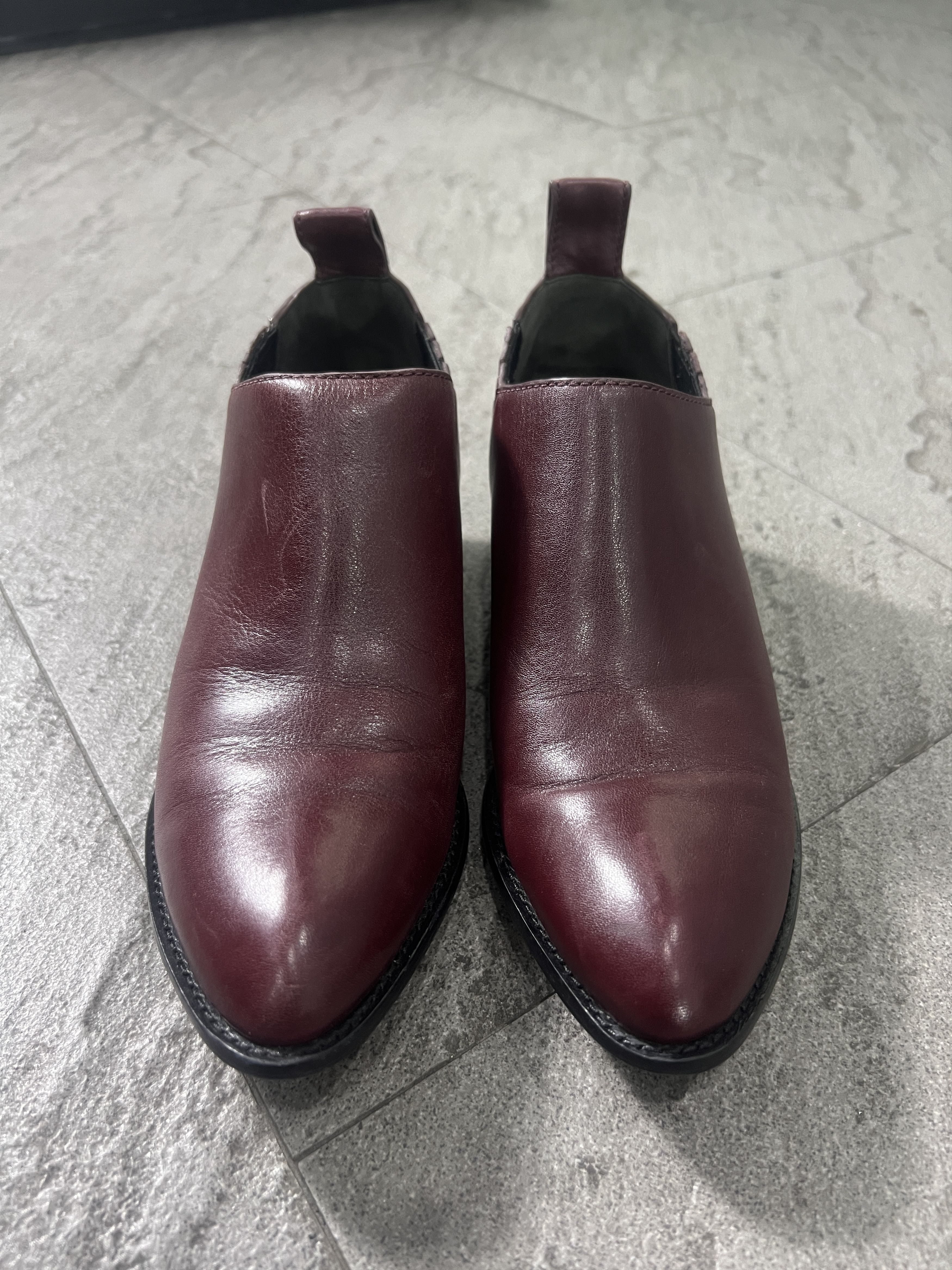 Alexander Wang Alexander Wang Kori Oxblood Leather Boots 36.5 Size US 6.5 / IT 36.5 - 2 Thumbnail