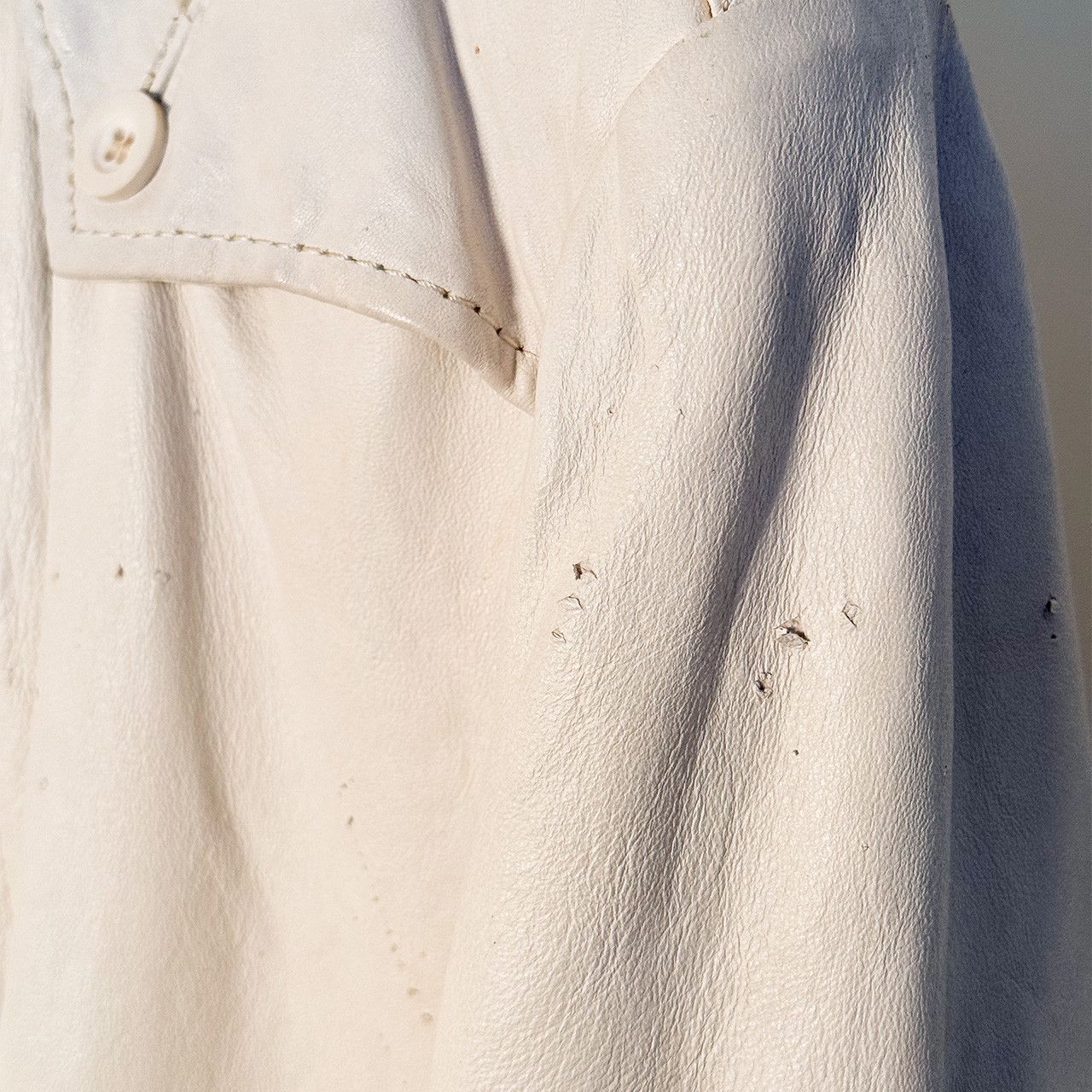 Other Politix vintage white leather jacket Size US XXL / EU 58 / 5 - 5 Thumbnail
