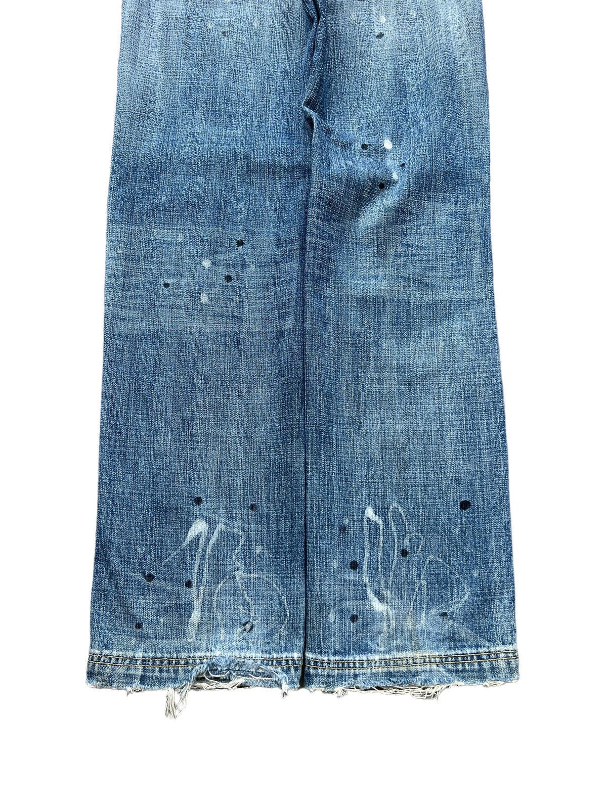 Wrangler Vintage Wrangler Distressed Patchwork Denim Jeans 33x34 Size US 33 - 8 Thumbnail