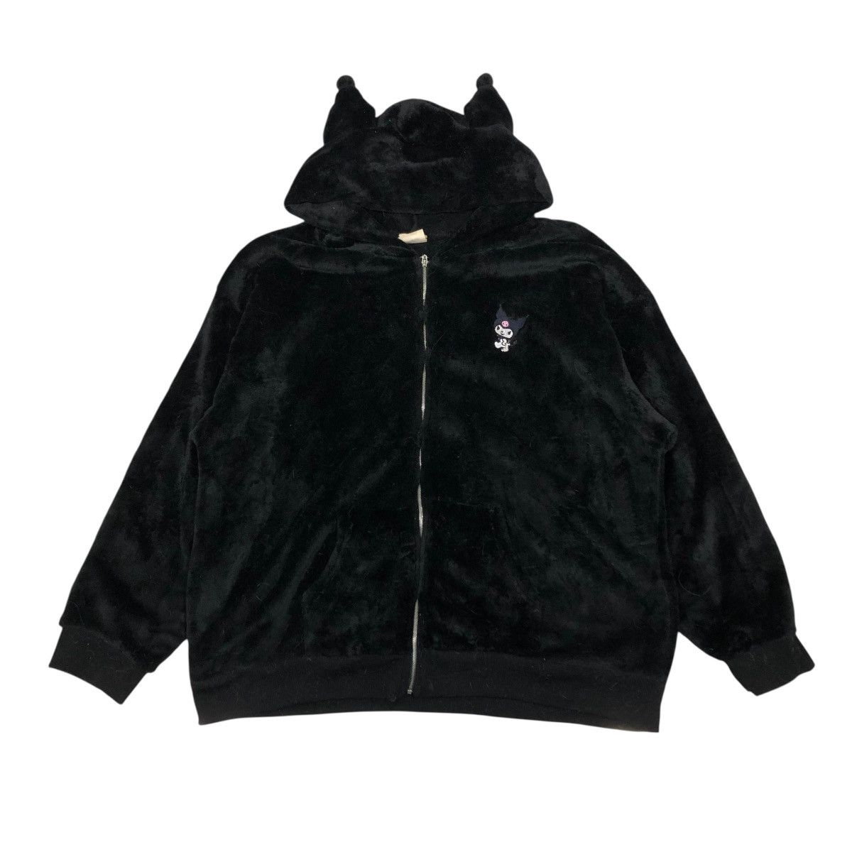 Japanese Brand 🔥VINTAGE ZIPPER SWEATER CARTOON JAPAN KUROMI BIG LOGO Size US L / EU 52-54 / 3 - 1 Thumbnail