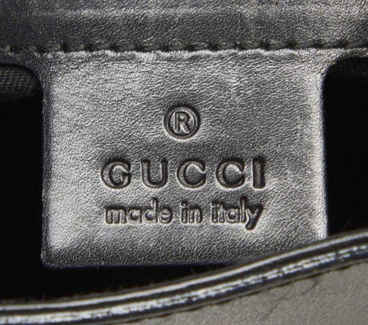 Gucci Authentic Gucci Black Leather Whipstitch Hobo Bag Size ONE SIZE - 5 Thumbnail