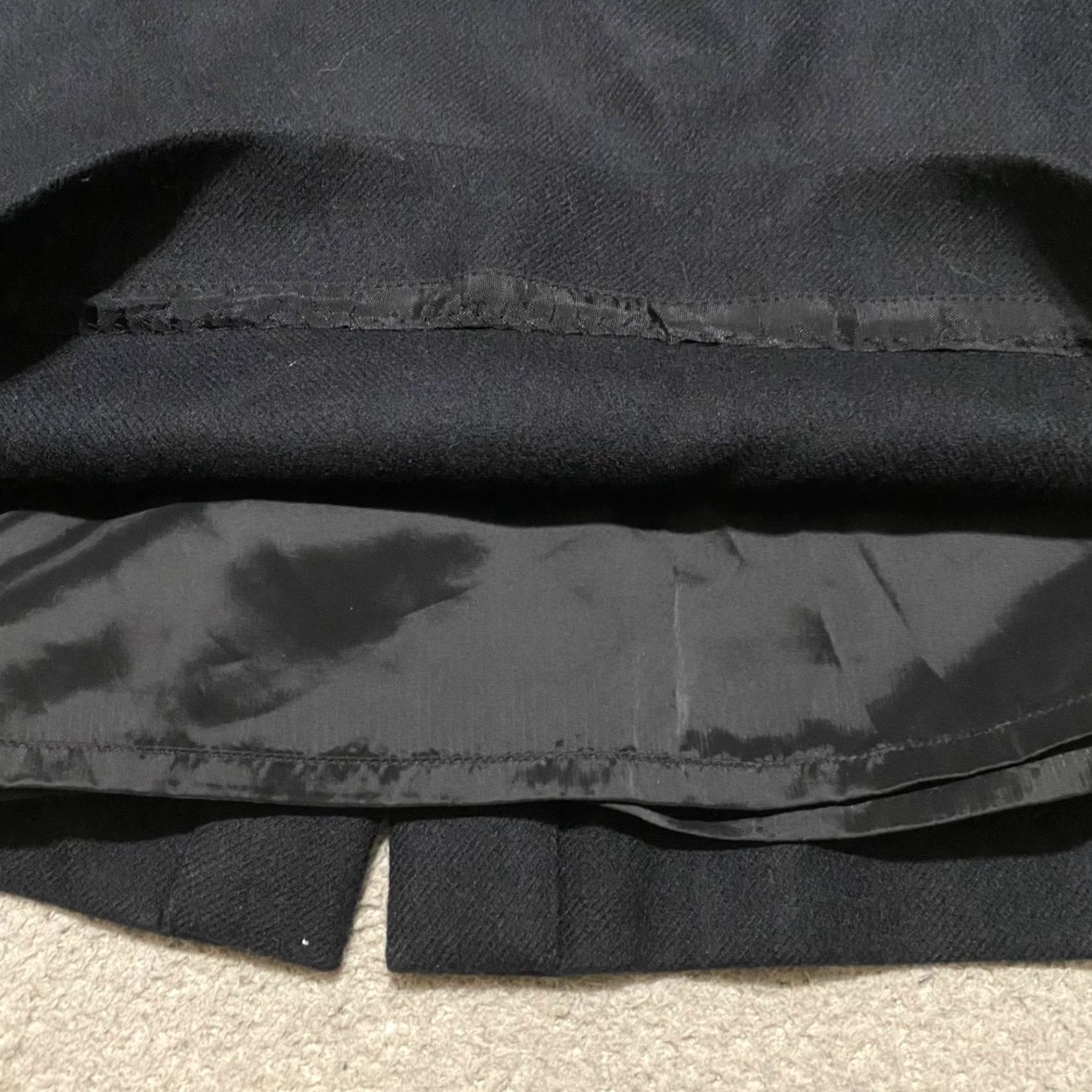 J.Crew J. Crew Skirt Women 10 Black Wool Lined Knee Length Straight Pencil Vintage No (adjust to max 200 chars) Size 32" / US 10 / IT 46 - 4 Thumbnail