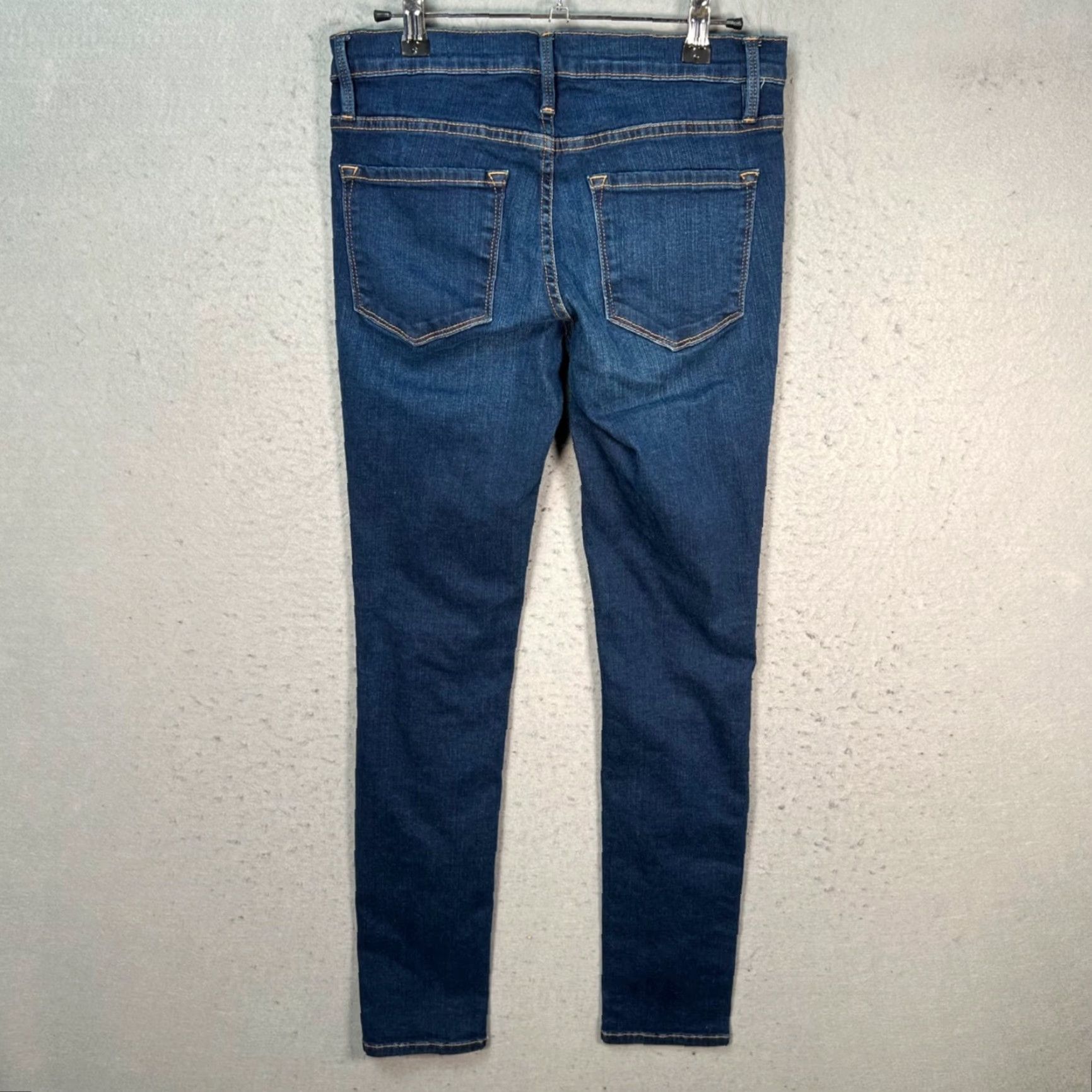 Frame FRAME Jeans Women's 28 Le Skinny De Jeanne Mid Rise Stretch Denim Pants Blue 5-Pocket Design Size 28" / US 6 / IT 42 - 2 Thumbnail