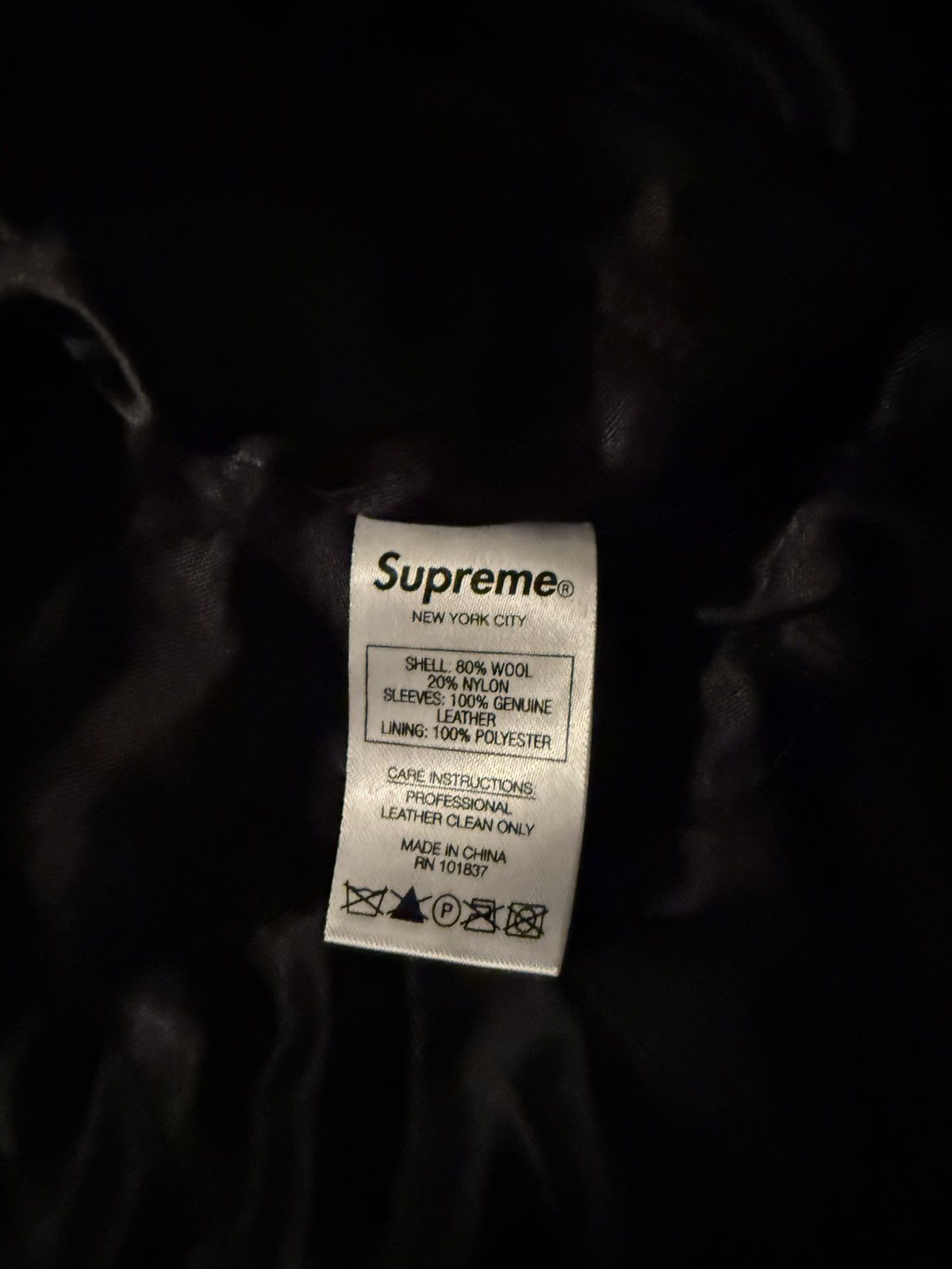 Supreme Supreme King In God We Trust Letterman Jacket Men’s Size XL Size US XL / EU 56 / 4 - 12 Thumbnail
