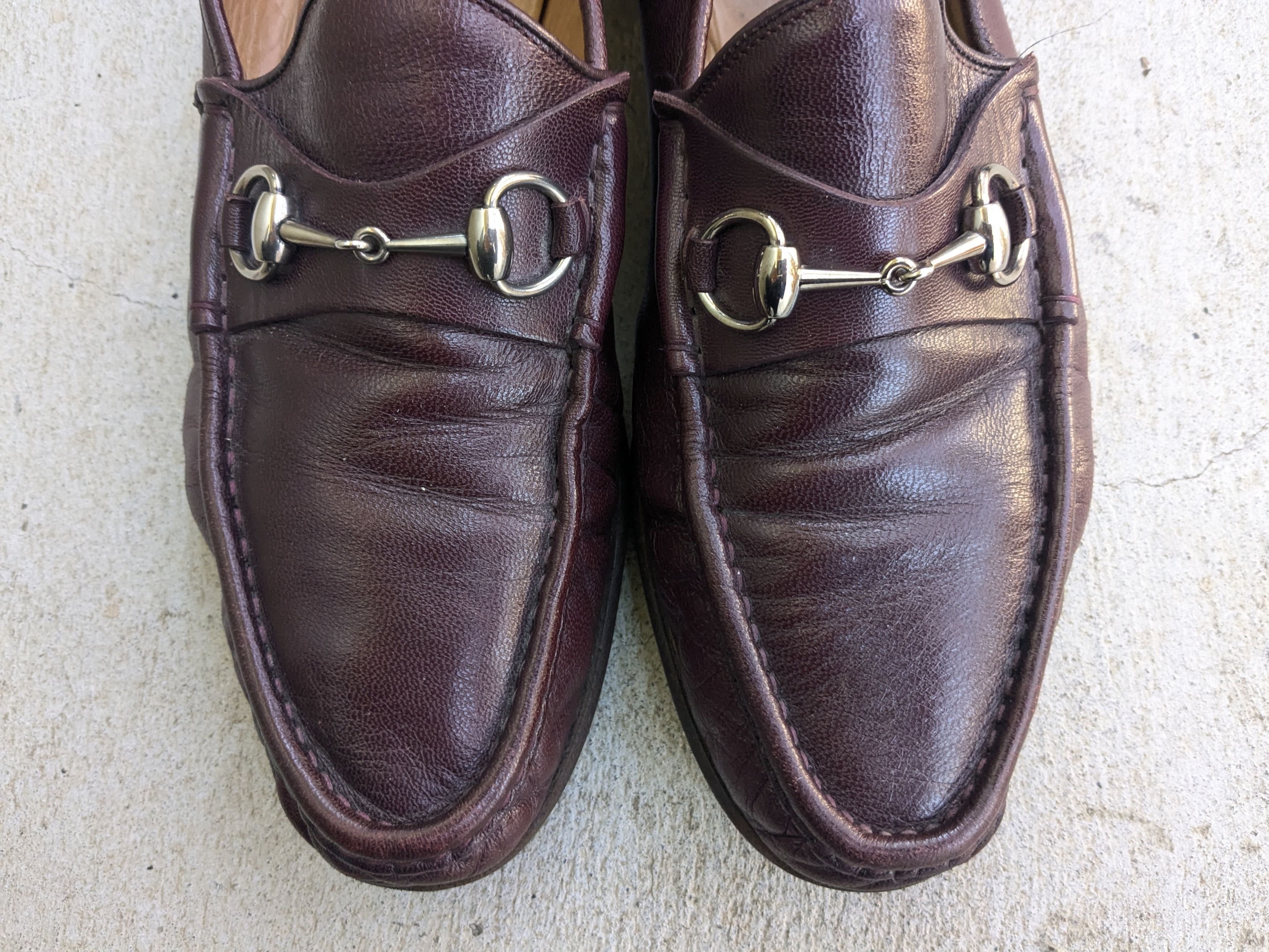 Gucci Gucci Horsebit Loafers Burgundy Leather 10.5 Size US 10.5 / EU 43-44 - 5 Thumbnail
