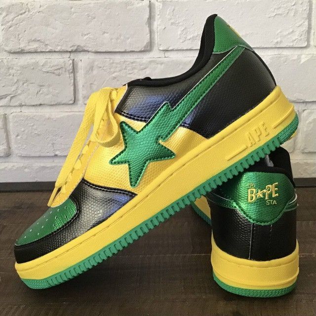 Bape × Nigo Snake BAPE STA sneakers Jamaica color a bathing ape NIGO Size US 8 / EU 41 - 1 Thumbnail